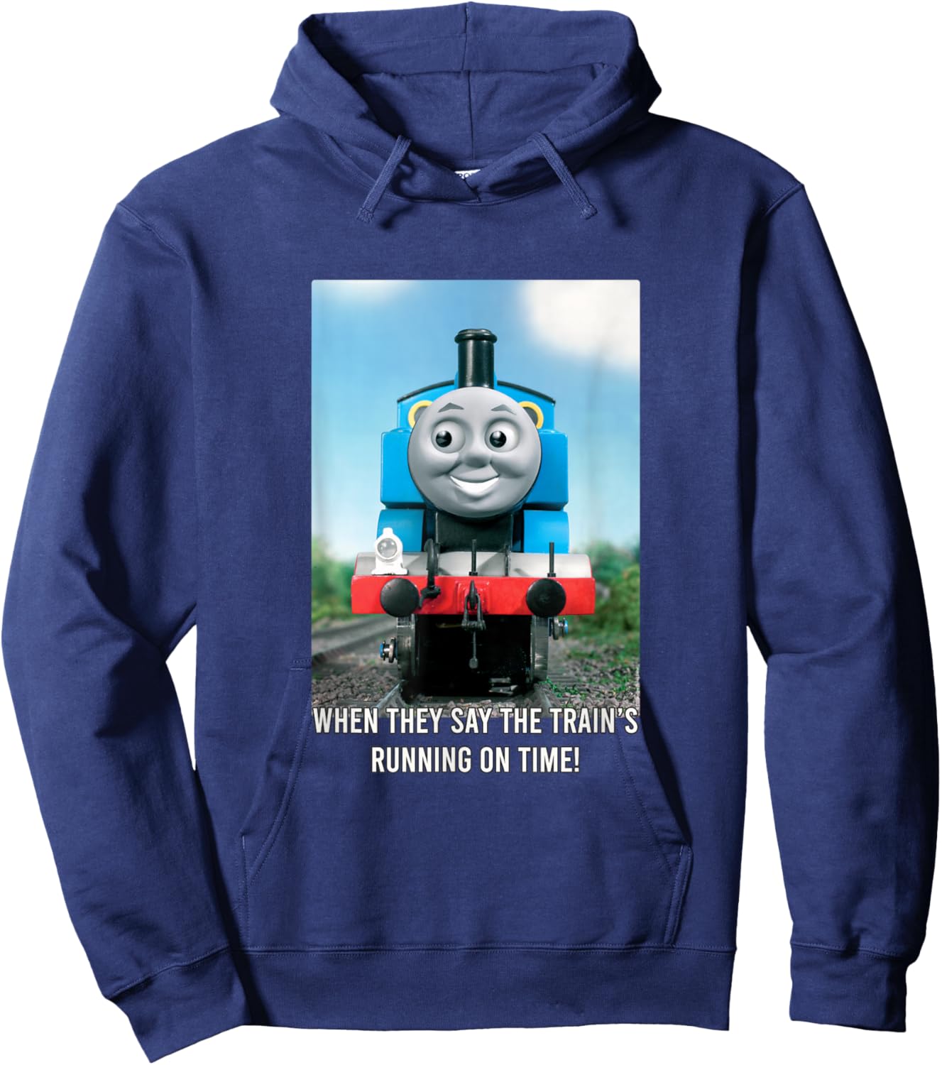 Thomas & Friends - Train's Running on Time Hoodie - Hoodie | Navy