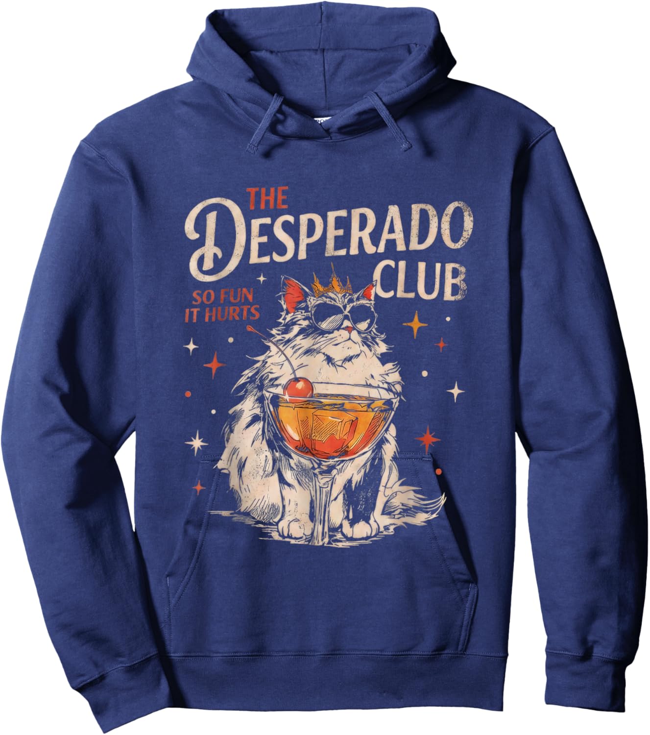T-Shirt Hoodie - Hoodie | Navy
