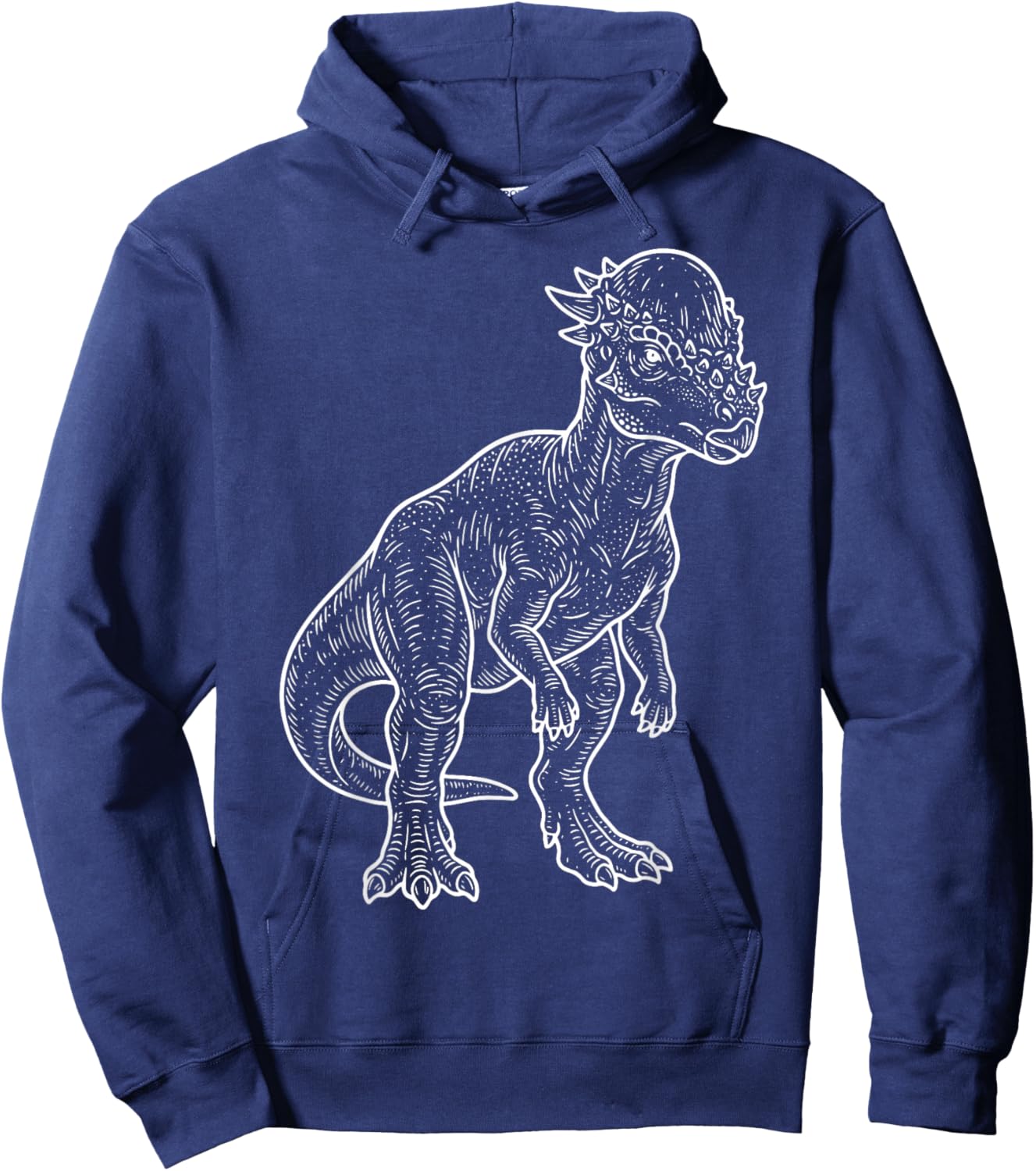 Pachycéphalosaure Illustration Hoodie - Hoodie | Navy