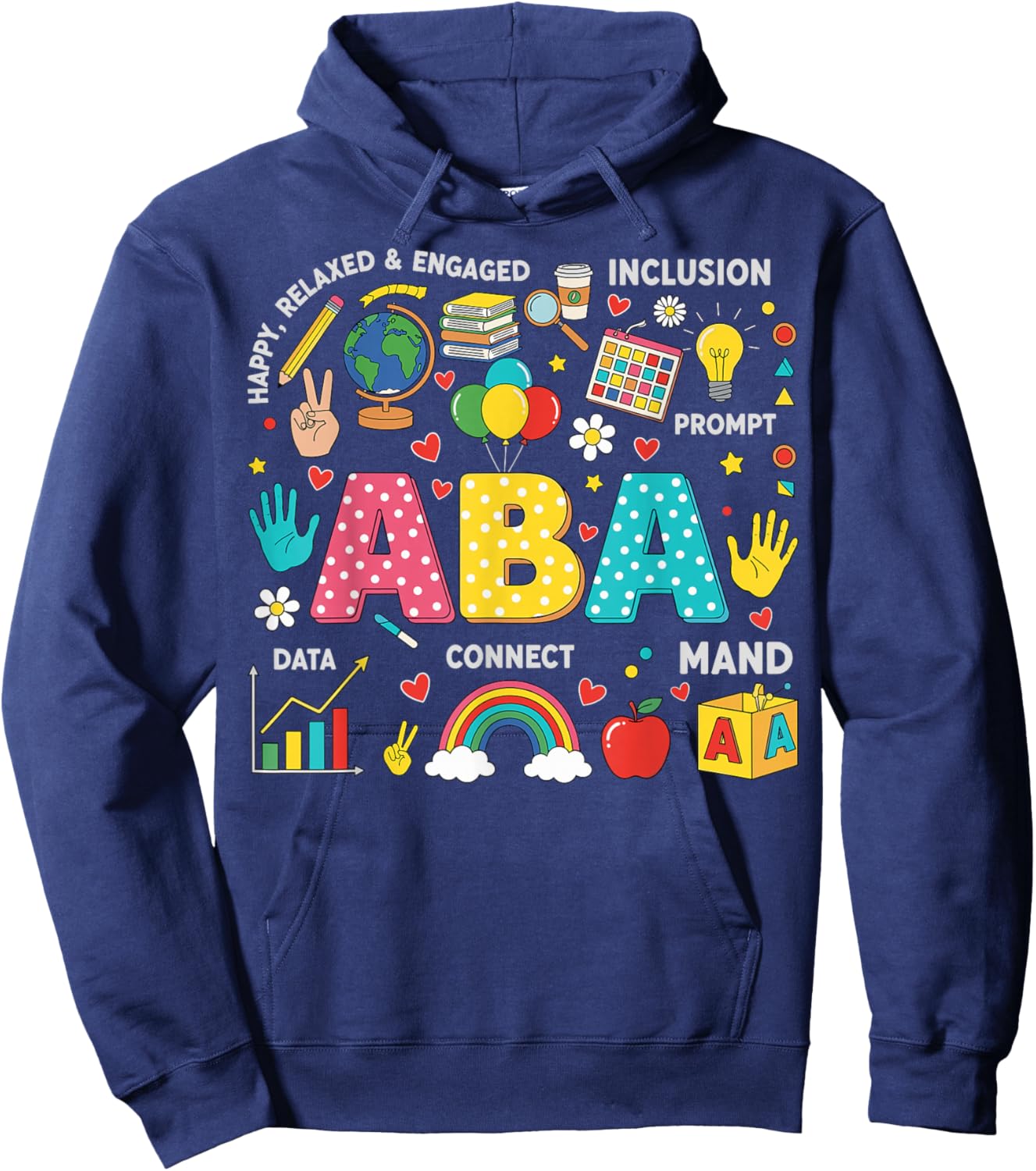 ABA Therapist Applied Behavior Analysis Hoodie - Hoodie | Navy
