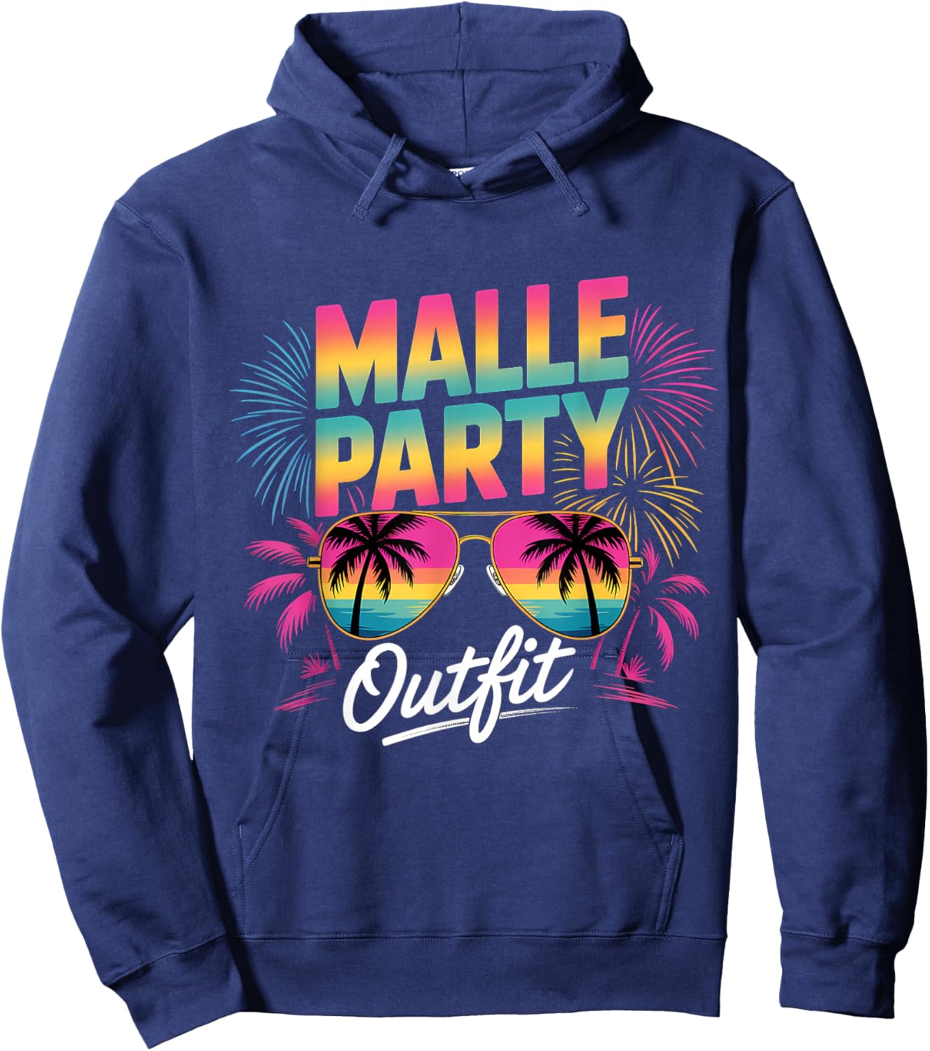 Malle Party Outfit Mallorca Hoodie - Hoodie | Navy
