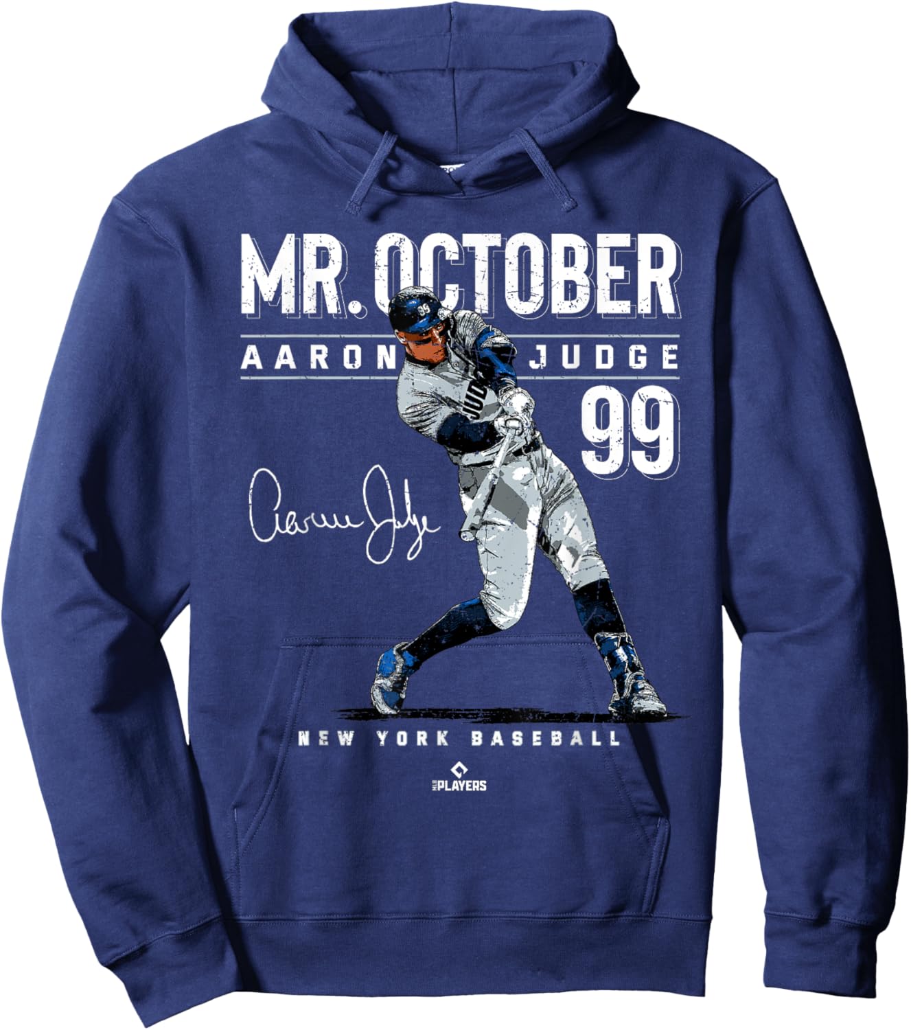 Mr. October Aaron Judge New York Baseball MLBPA Hoodie - Hoodie | Navy