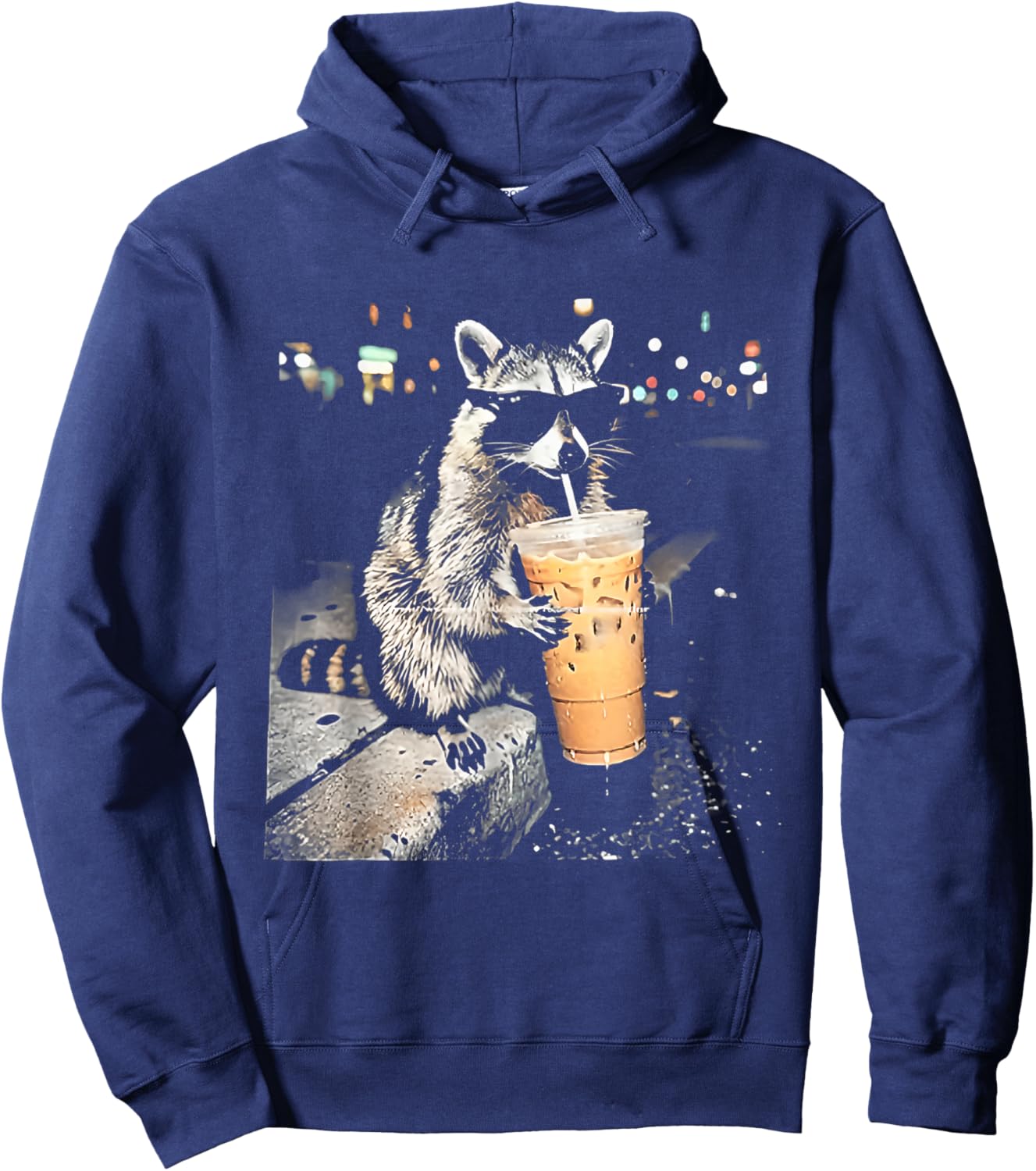 T-Shirt Hoodie - Hoodie | Navy