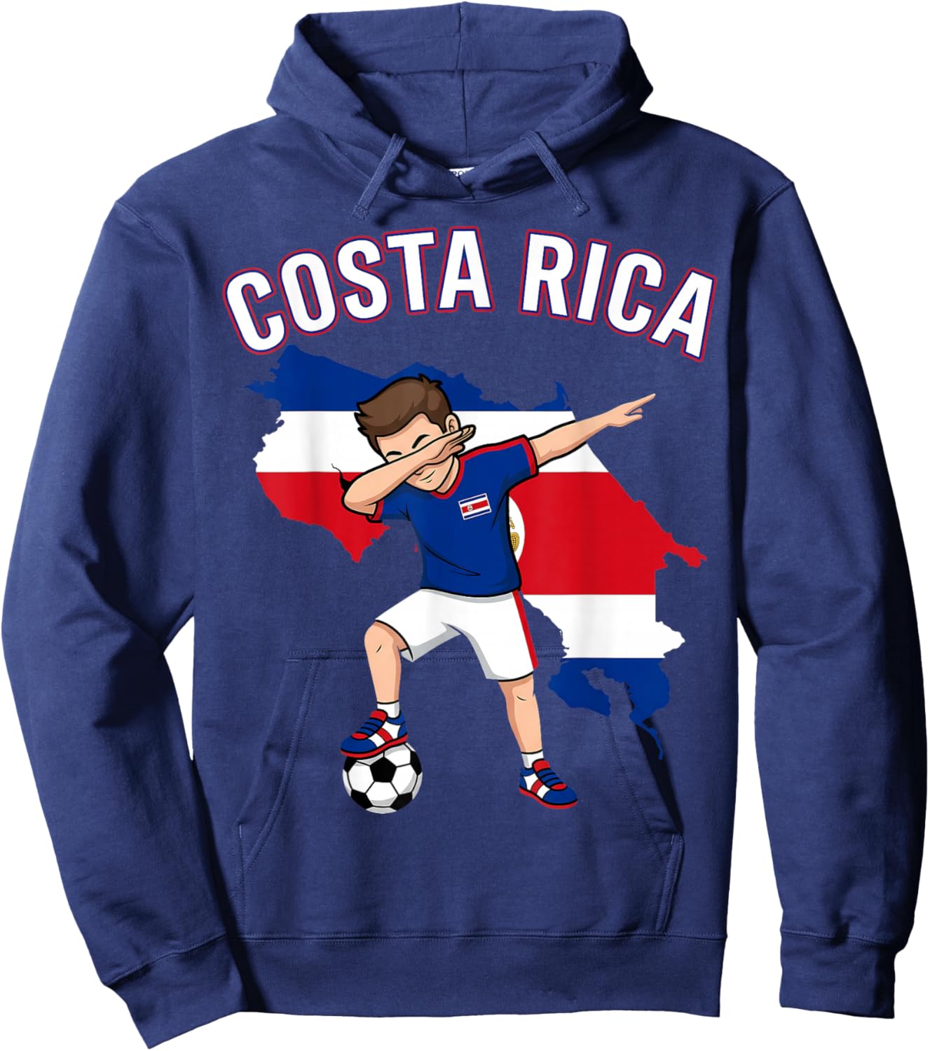 Costa Rica Dab Pose Hoodie - Hoodie | Navy