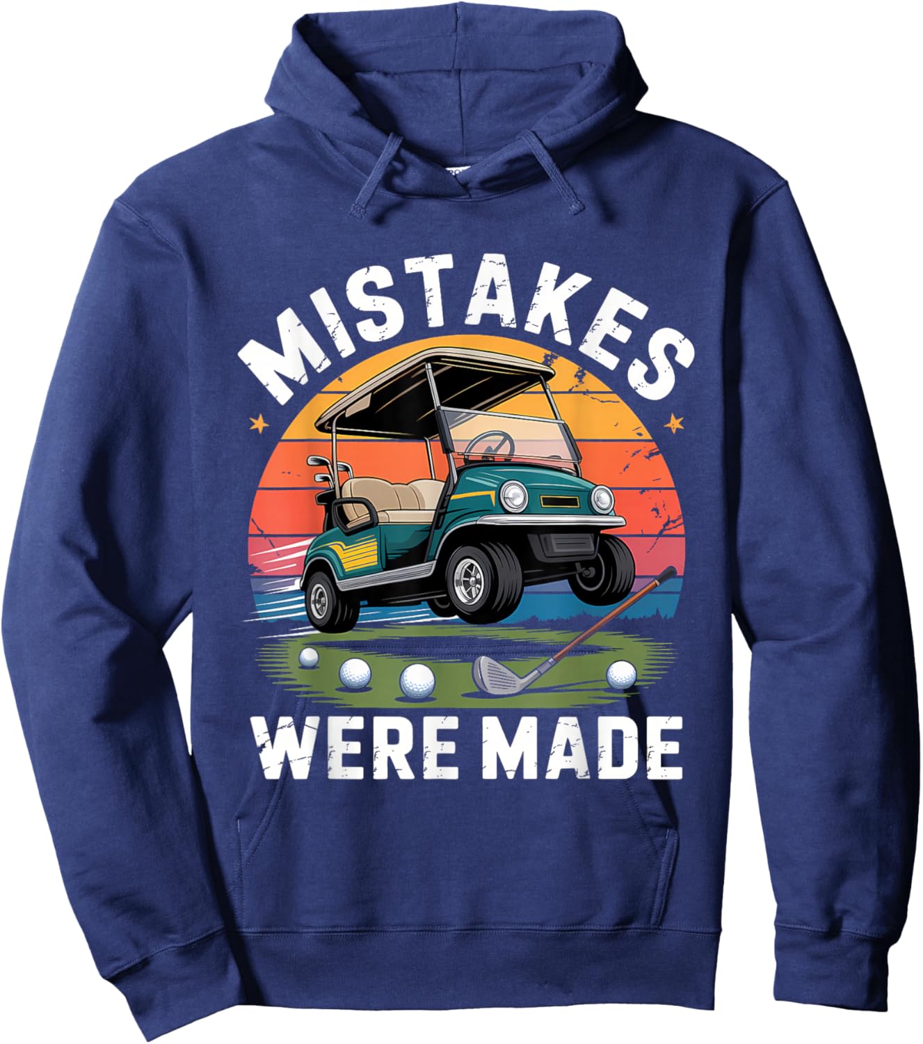Cart Club Motif Hoodie - Hoodie | Navy