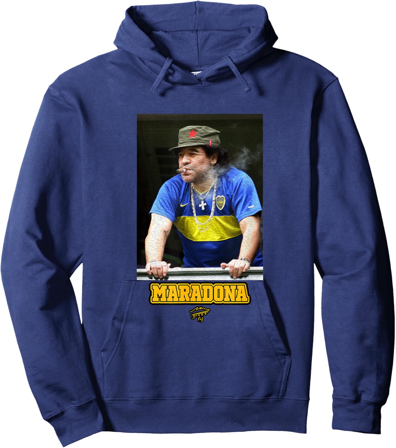 Maradona Boca Che Hoodie - Hoodie | Navy