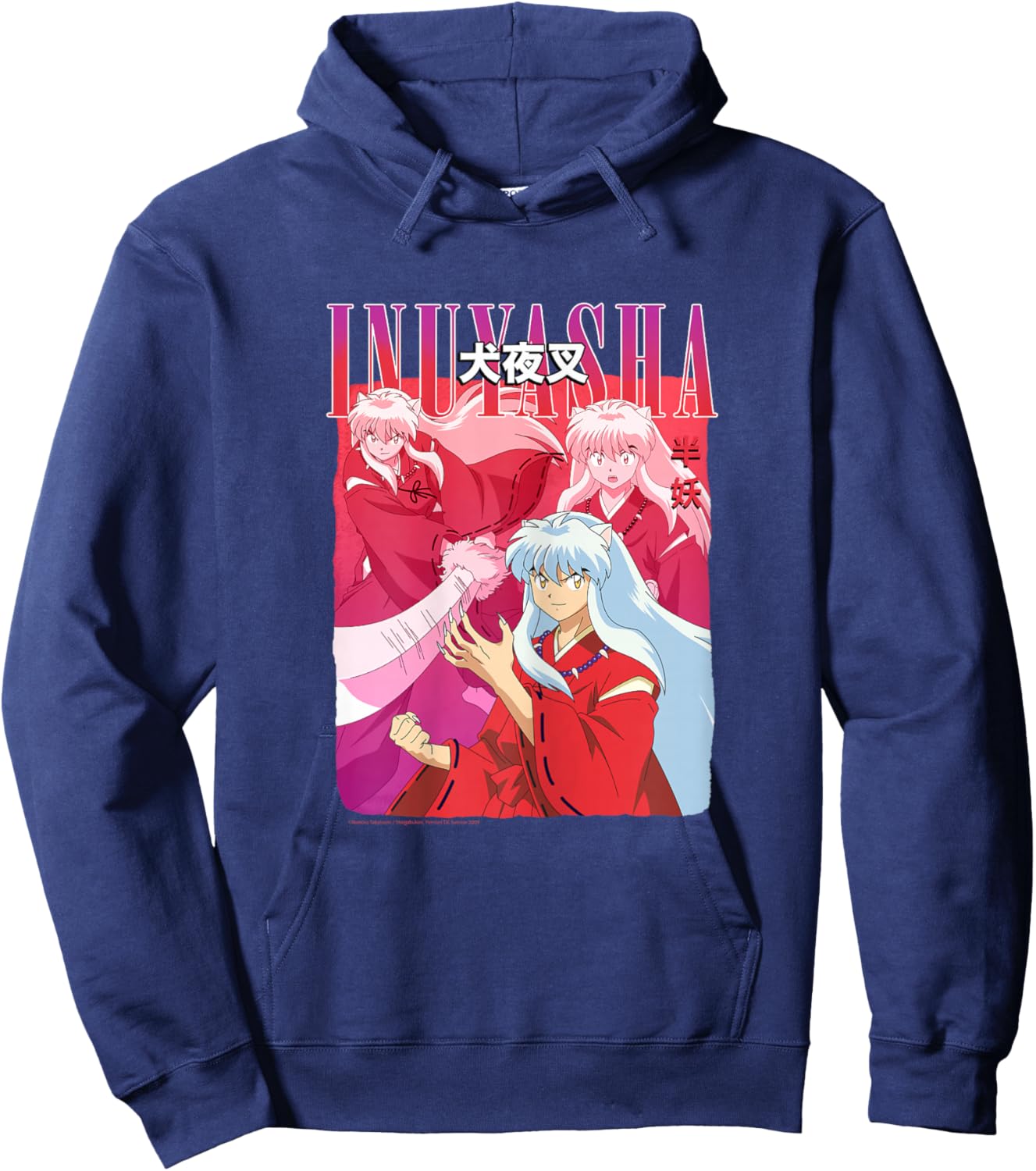 Inuyasha Half Demon Action Trio Hoodie - Hoodie | Navy