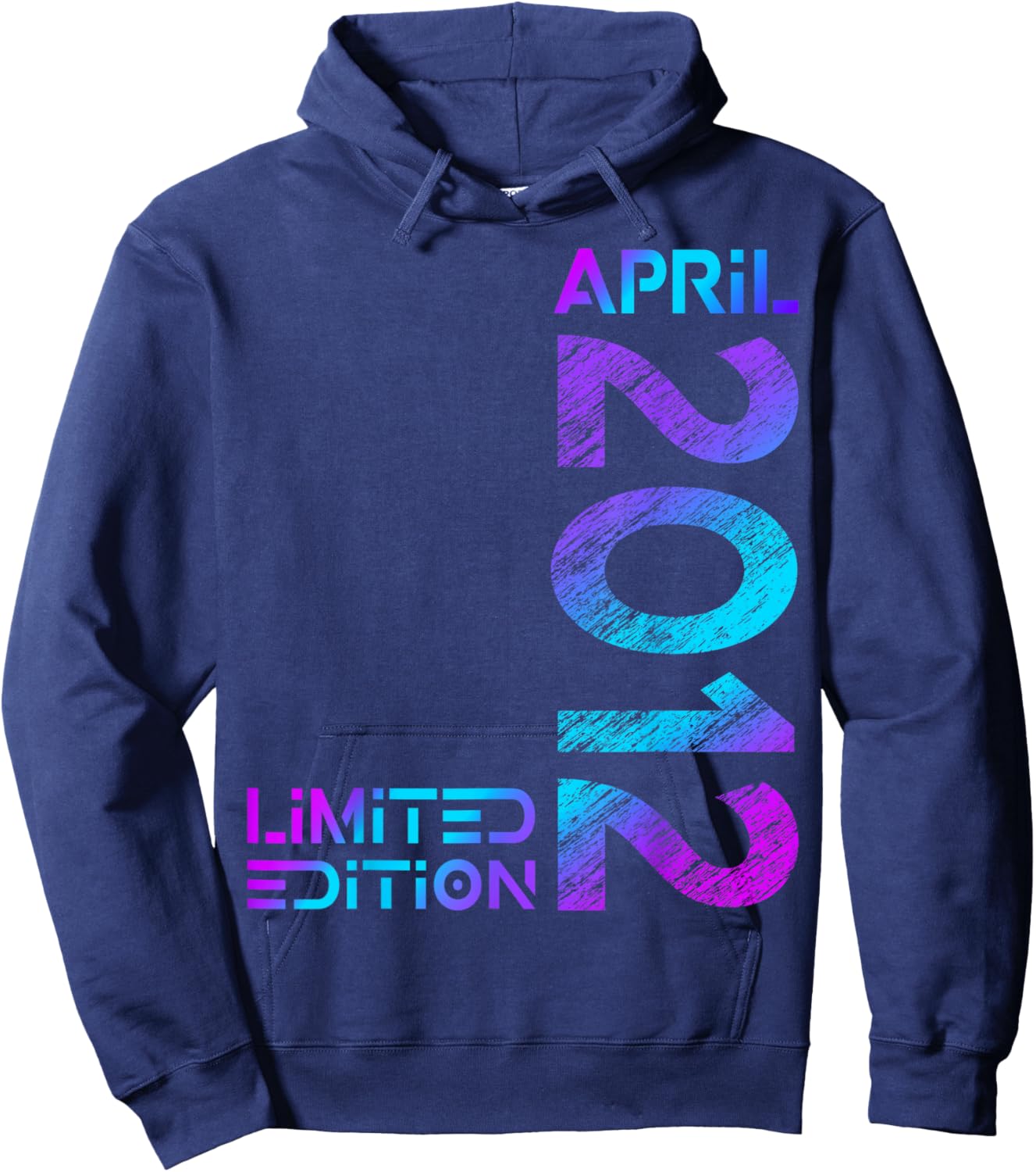Limited Edition April 2012 14th Birthday Hoodie - Hoodie | Navy