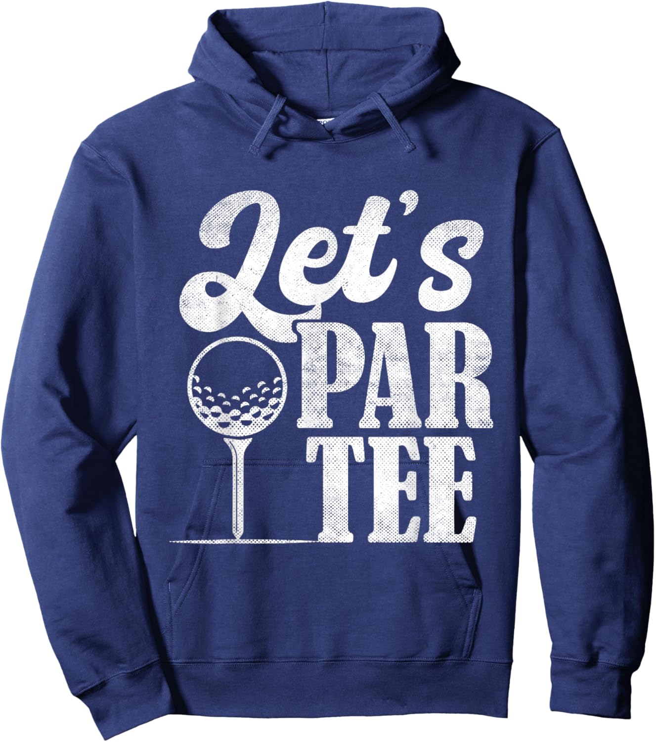 Lets Par Women Golf Ball Golfing Fan Men Golfer Hoodie - Hoodie | Navy