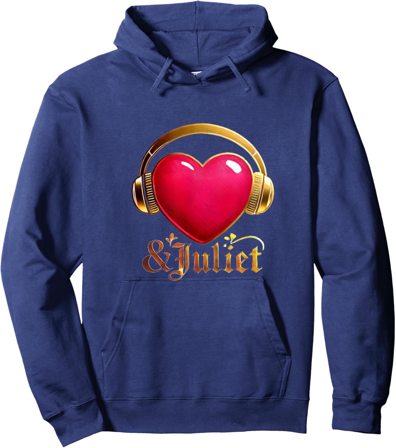 & Juliet Musical Theatre Heart Musicals Hoodie - Hoodie | Navy