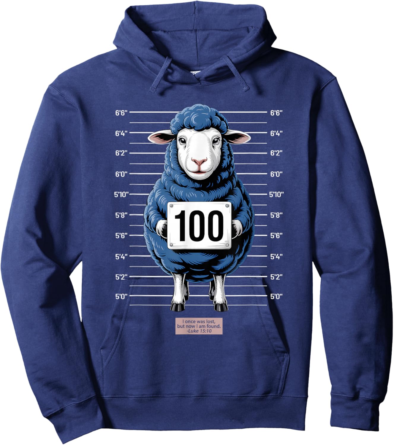 15-10 Sheep Mugshot Hoodie - Hoodie | Navy