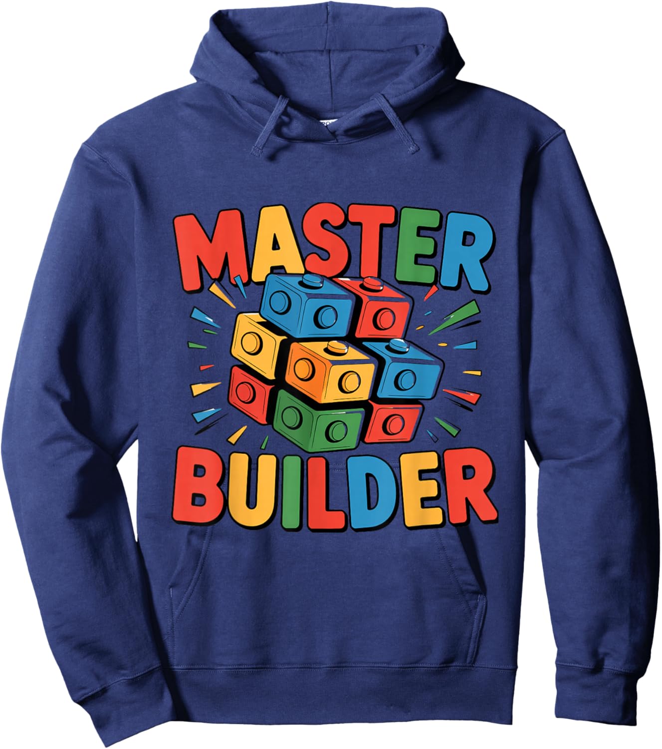 Brick Builder Master Builder Blocks Hoodie - Hoodie | Navy