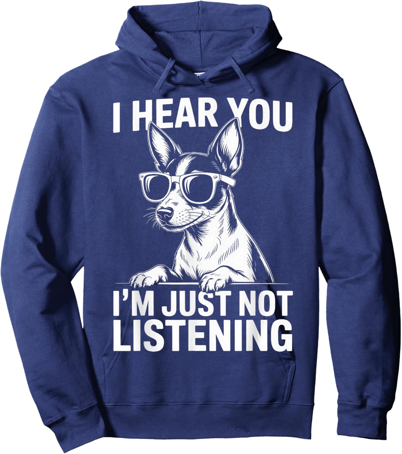 Rat Terrier Funny Rat Terrier Hoodie - Hoodie | Navy