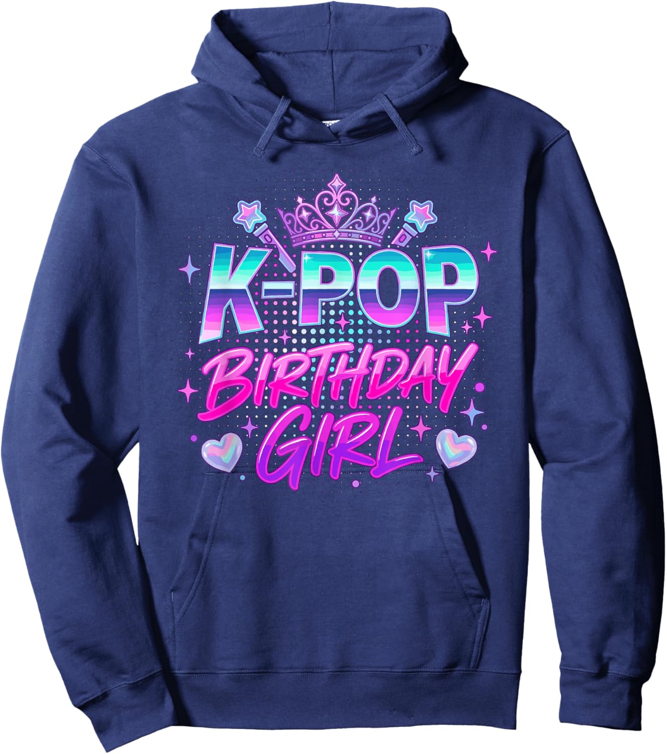 K-Pop Birthday Girl Hoodie - Hoodie | Navy