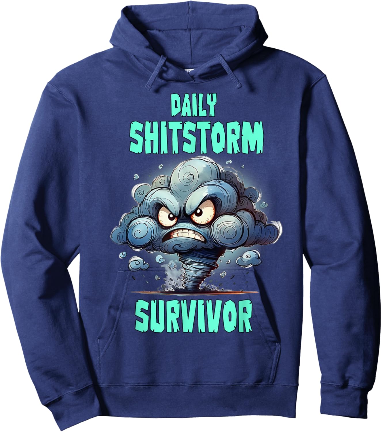 Daily Shitstorm Survivor Hoodie - Hoodie | Navy