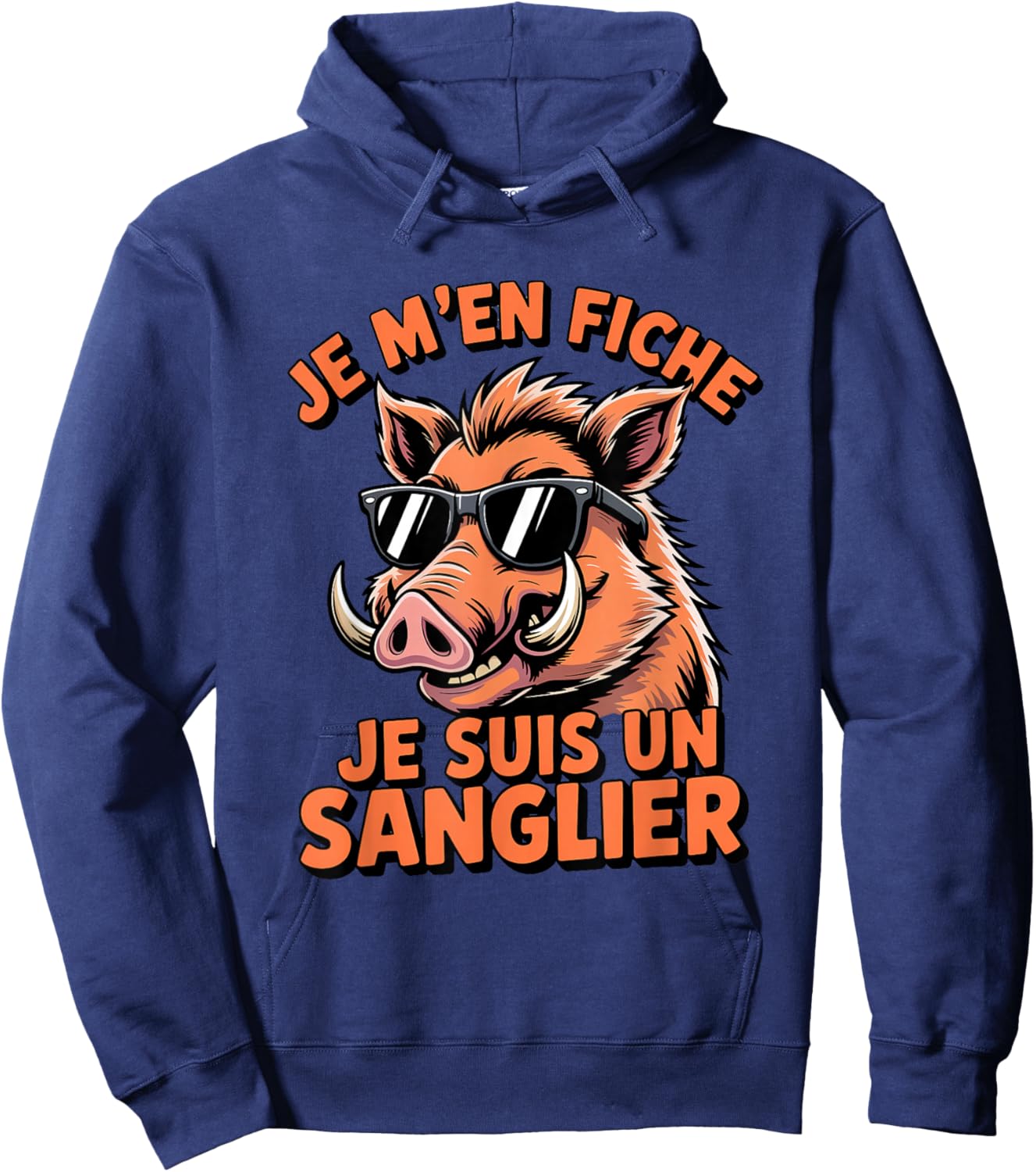 I Don't Care I'm A Boar Humour Lovers Animals Hoodie - Hoodie | Navy