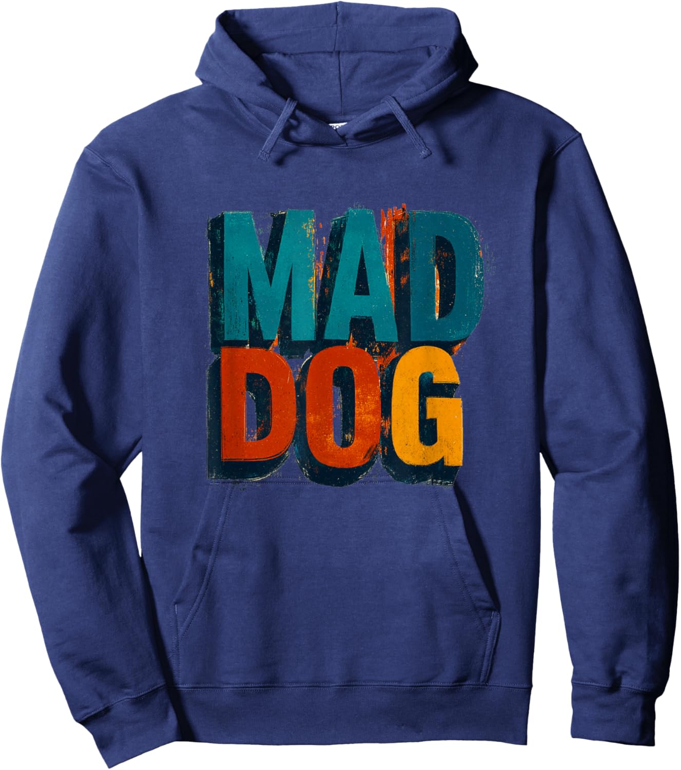 Playful Mad Dog Statement for Adults and Kids Hoodie - Hoodie | Navy