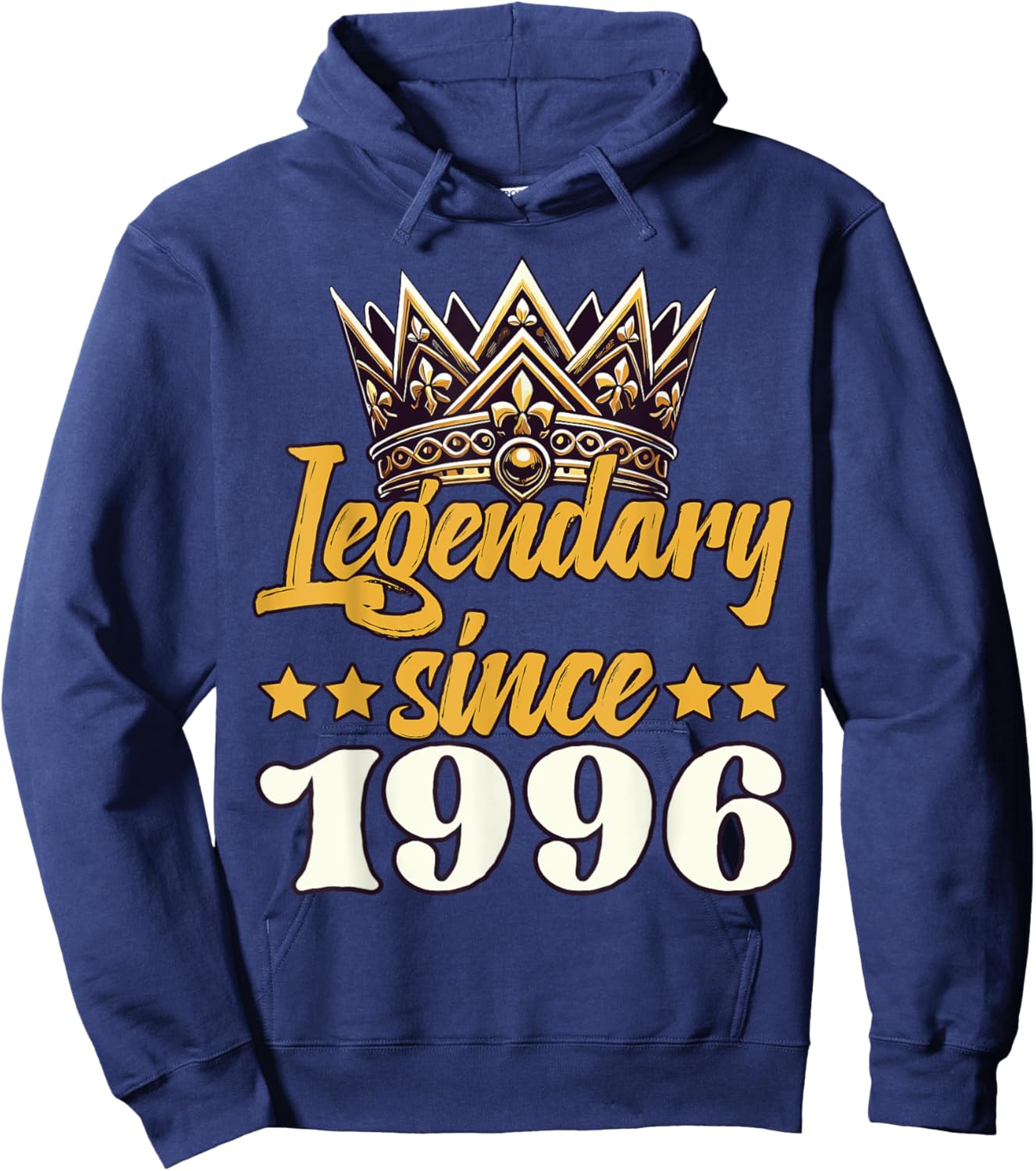 Legendary King Since 1996 Birthday Hoodie - Hoodie | Navy