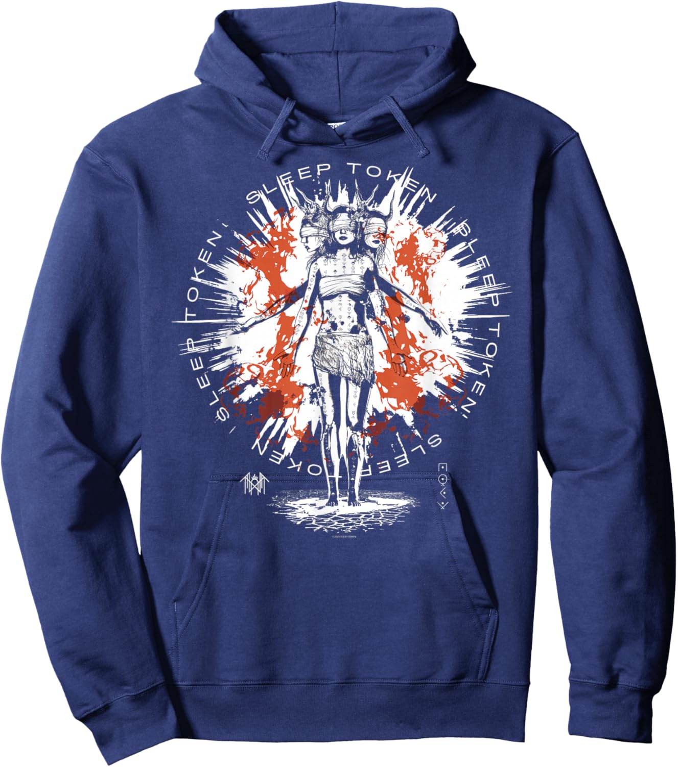 Sleep Token Rain Brown Hoodie - Hoodie | Navy