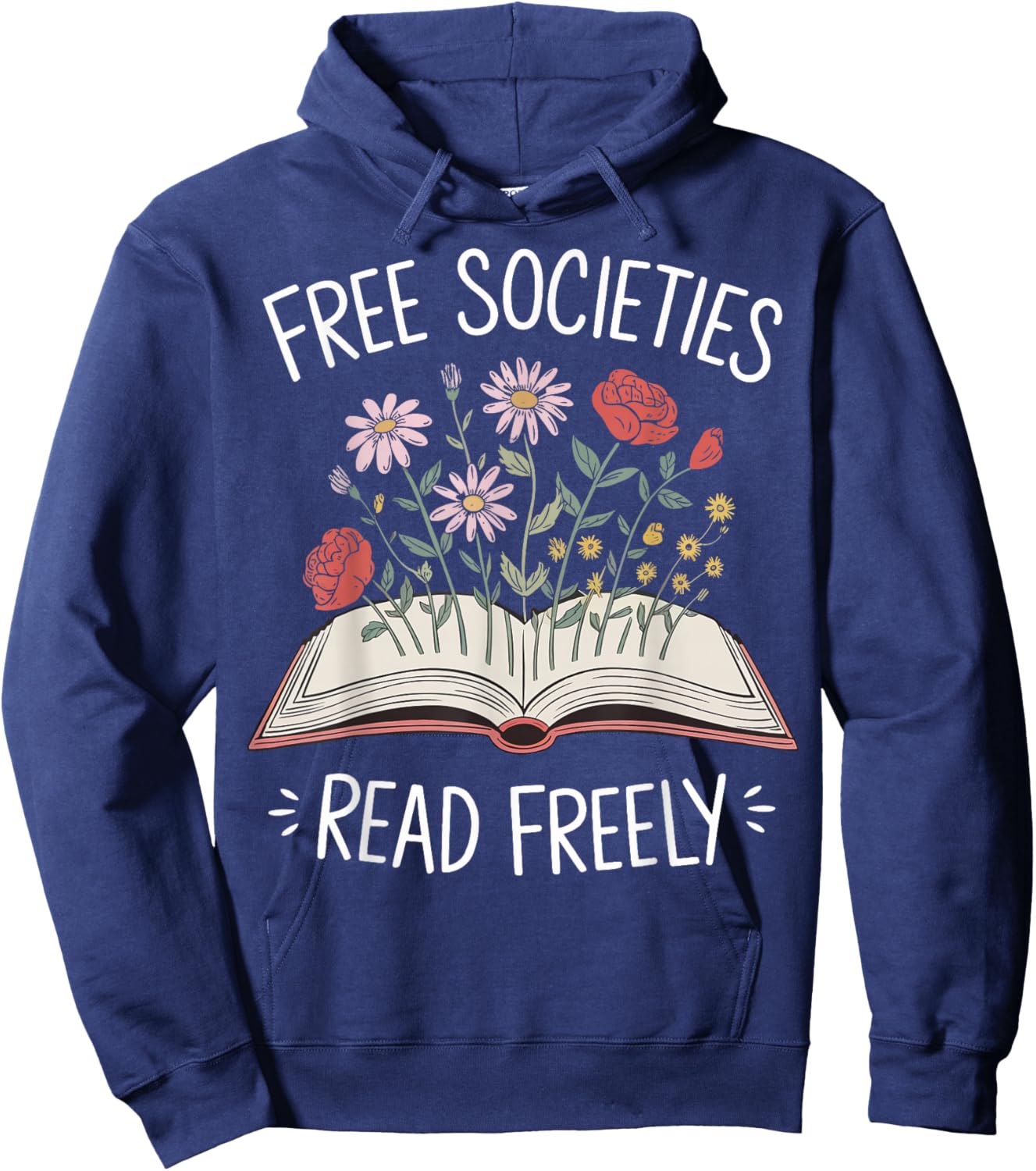 Free Societies Read Freely Hoodie - Hoodie | Navy