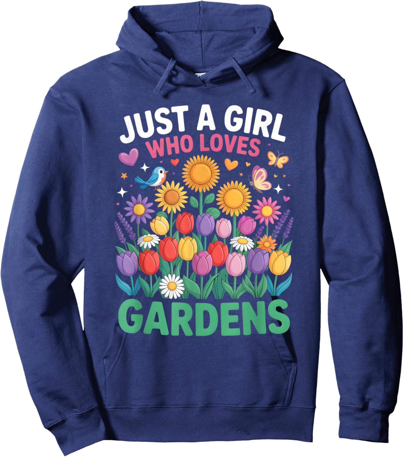 Girls Garden Hoodie - Hoodie | Navy