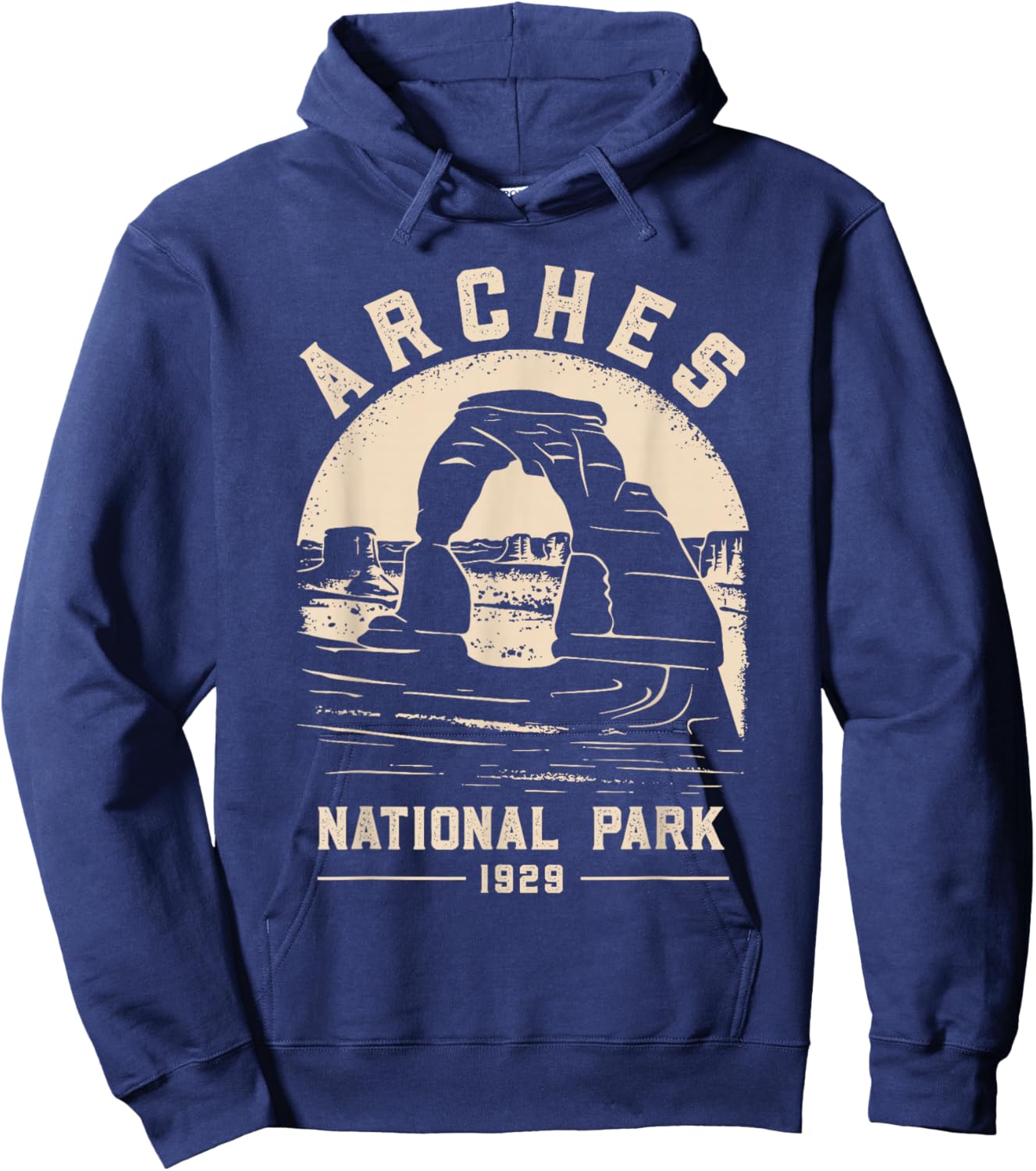 Arches National Park Vacation Travel Souvenir Hoodie - Hoodie | Navy
