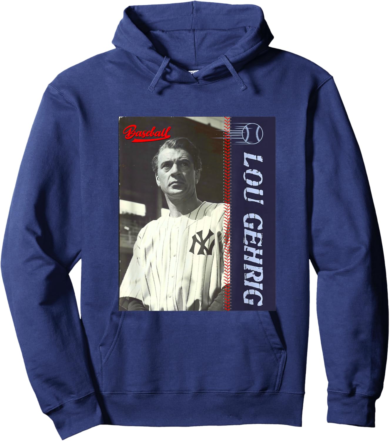 Lou Geherig_002 Hoodie - Hoodie | Navy