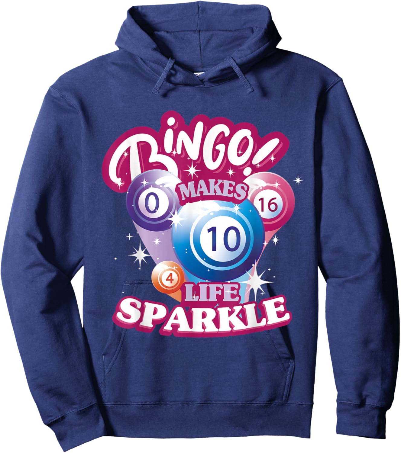 Funny Bingo Women Game Night Bingo Player Hoodie - Hoodie | Navy