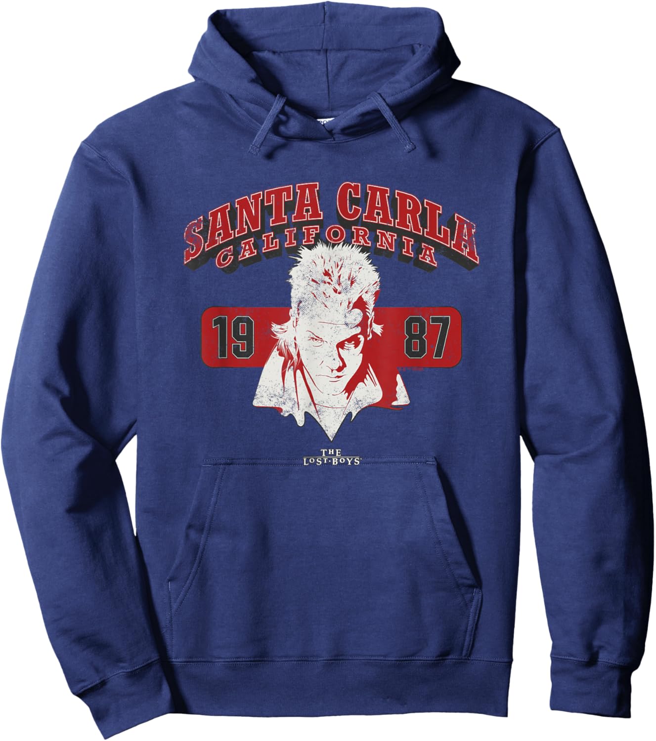 The Lost Boys Santa Carla CA College Hoodie - Hoodie | Navy
