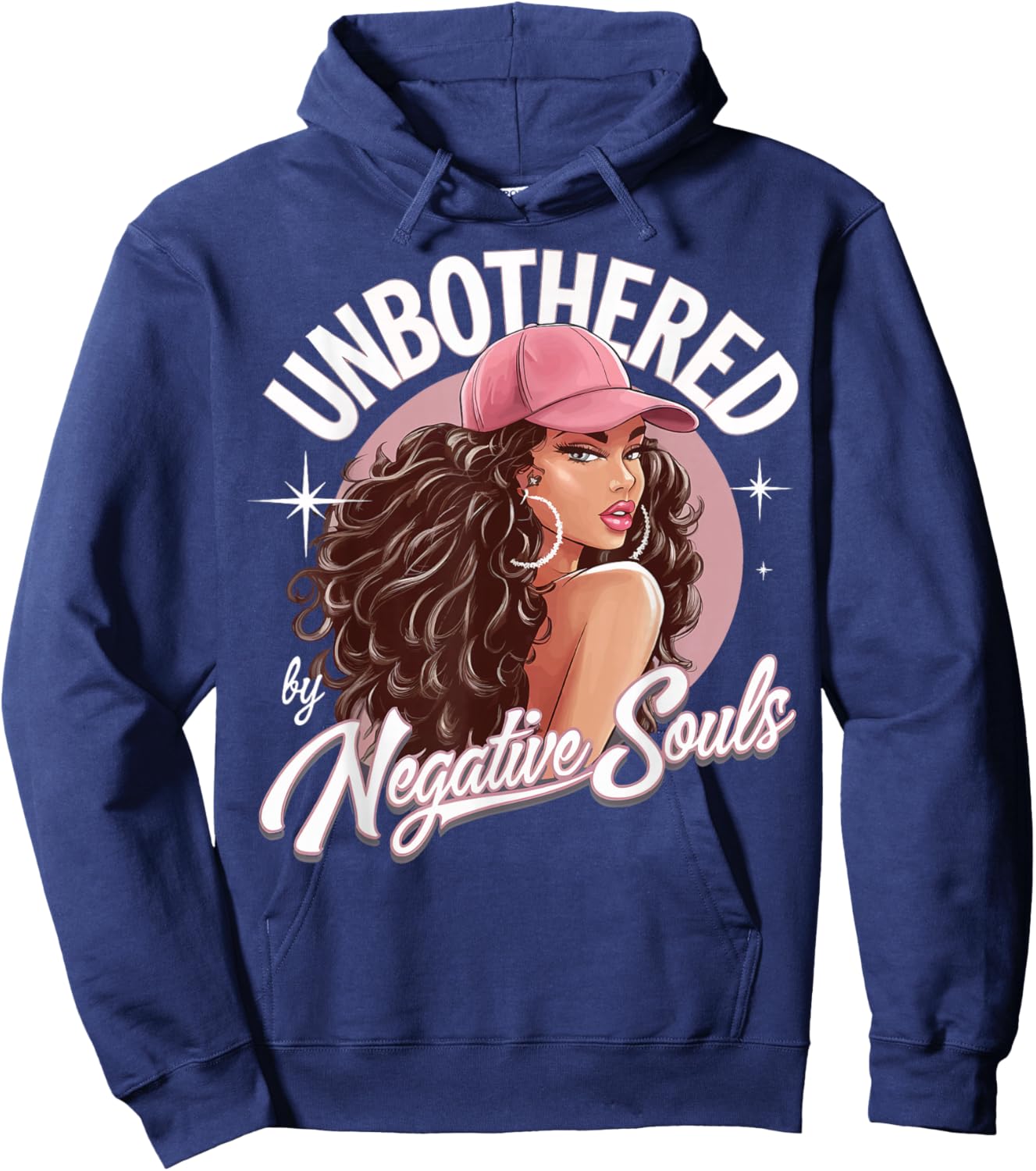 Unbothered By Negative Souls Hoodie - Hoodie | Navy
