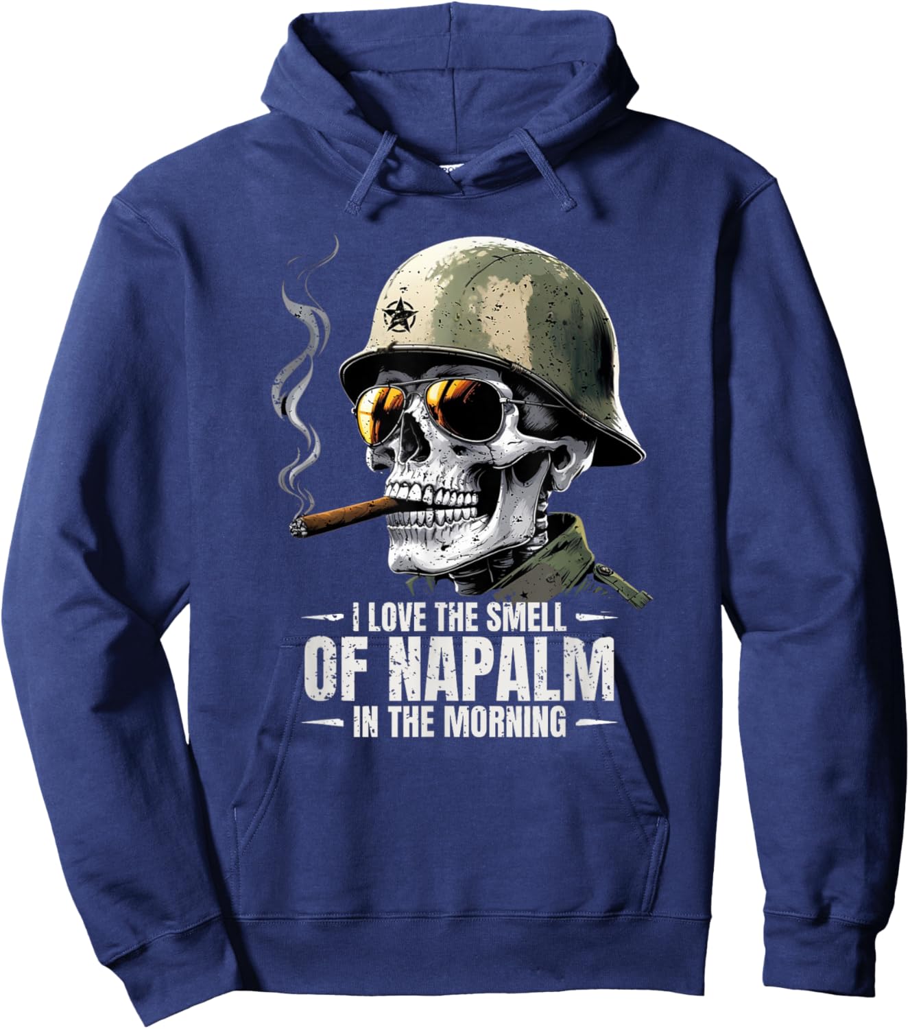 I Love the Smell of Napalm in the Morning Hoodie - Hoodie | Navy