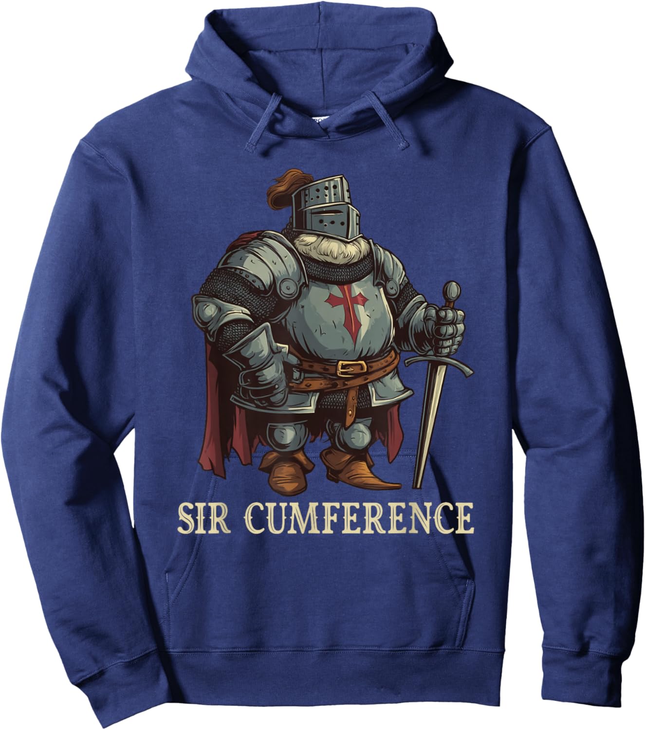 Funny Knight - Sir Cumference Hoodie - Hoodie | Navy