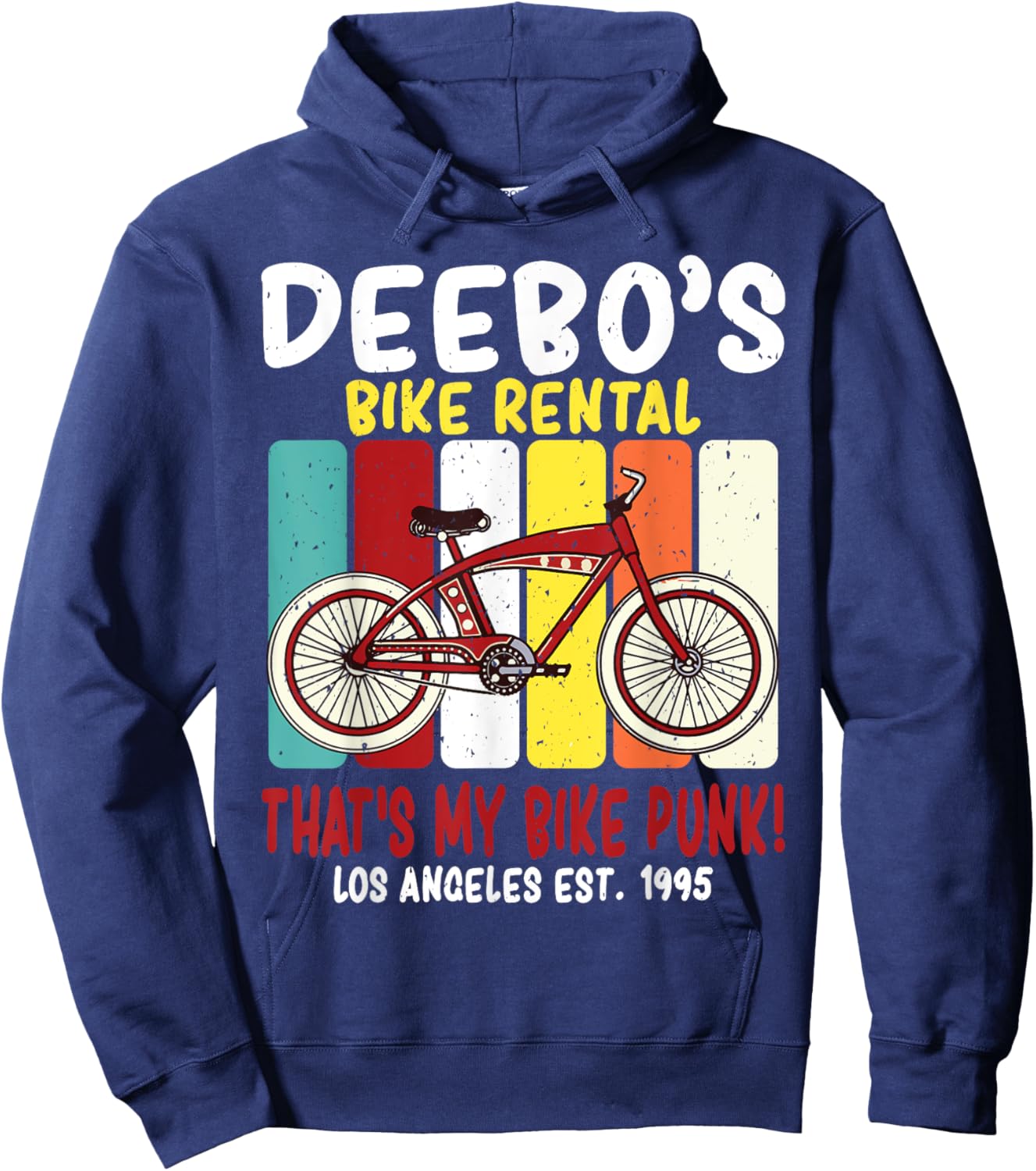 Deebo Bike Rental That's My Bike Punk Hoodie - Hoodie | Navy