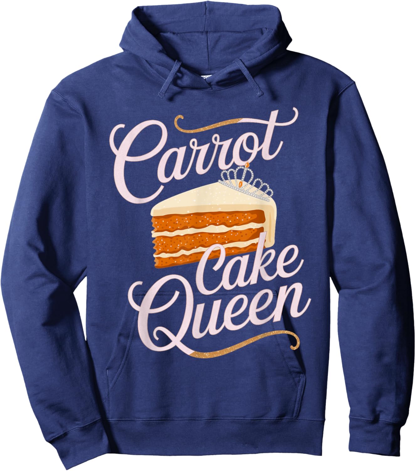 Carrot Cake Queen Hoodie - Hoodie | Navy