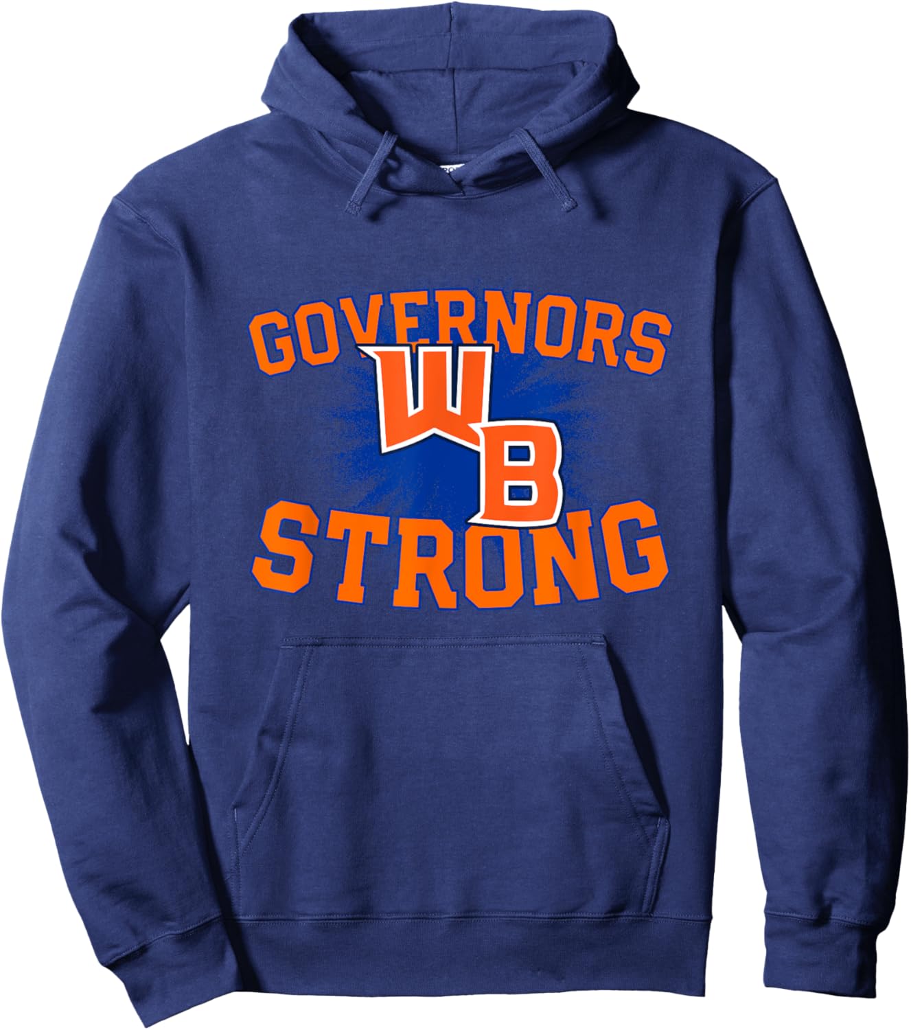 William Blount Governors Logo Strong Flag HS Hoodie - Hoodie | Navy