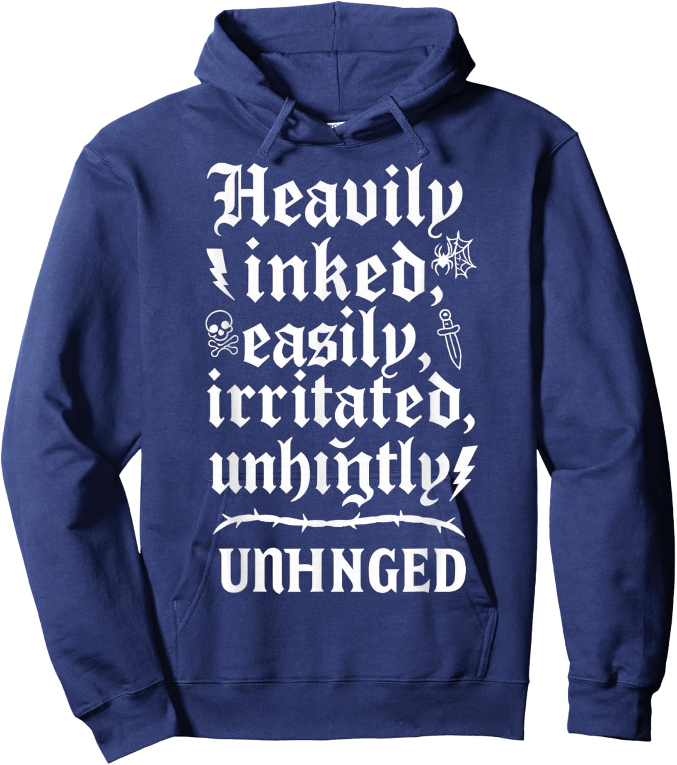 T-Shirt Hoodie - Hoodie | Navy