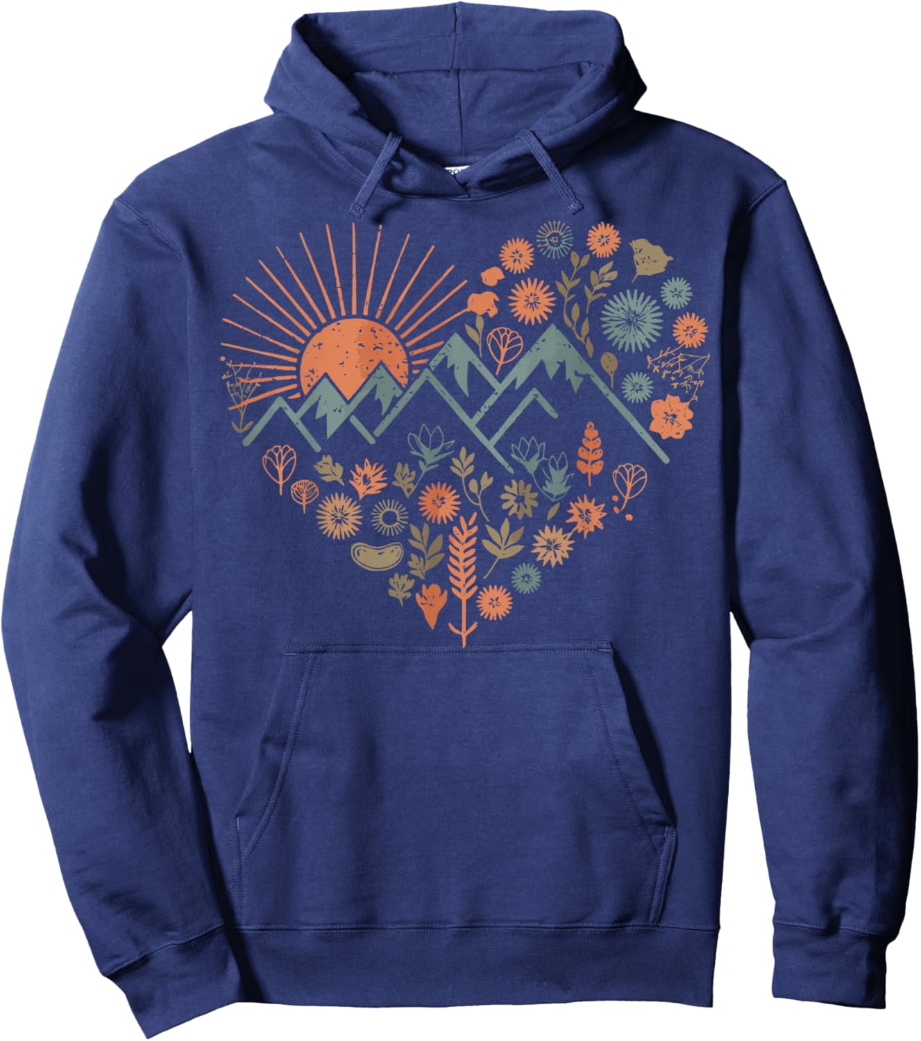Nature Heart Hoodie - Hoodie | Navy