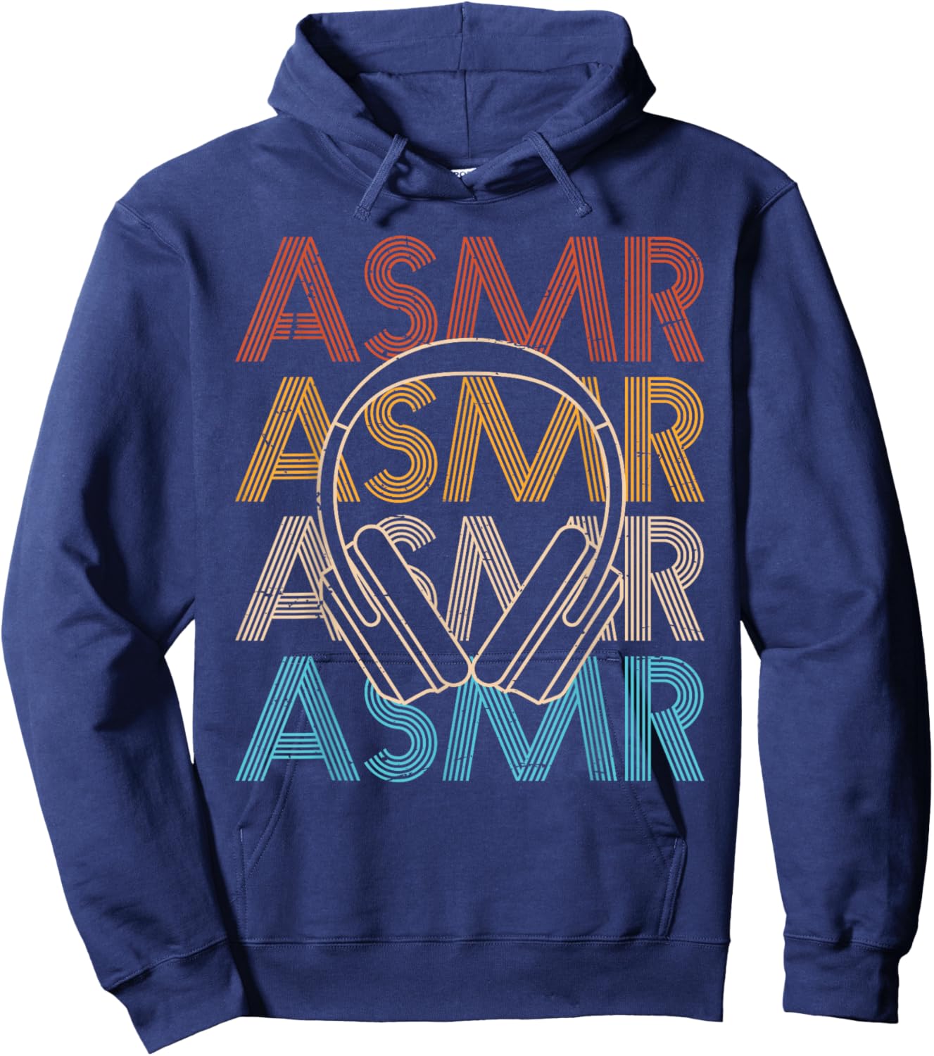 ASMR Vintage Style ASMR Hoodie - Hoodie | Navy