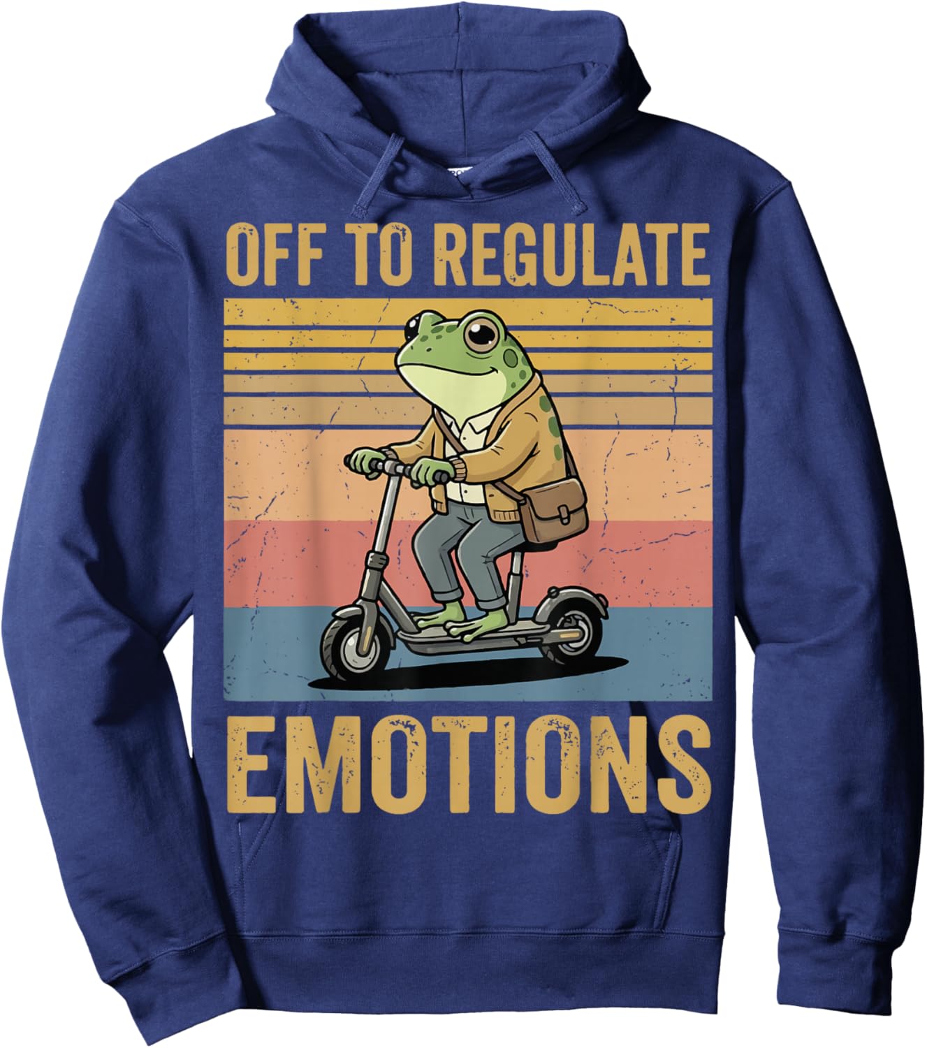 Off to Regulate Emotions Behavior Specialist Hoodie - Hoodie | Navy