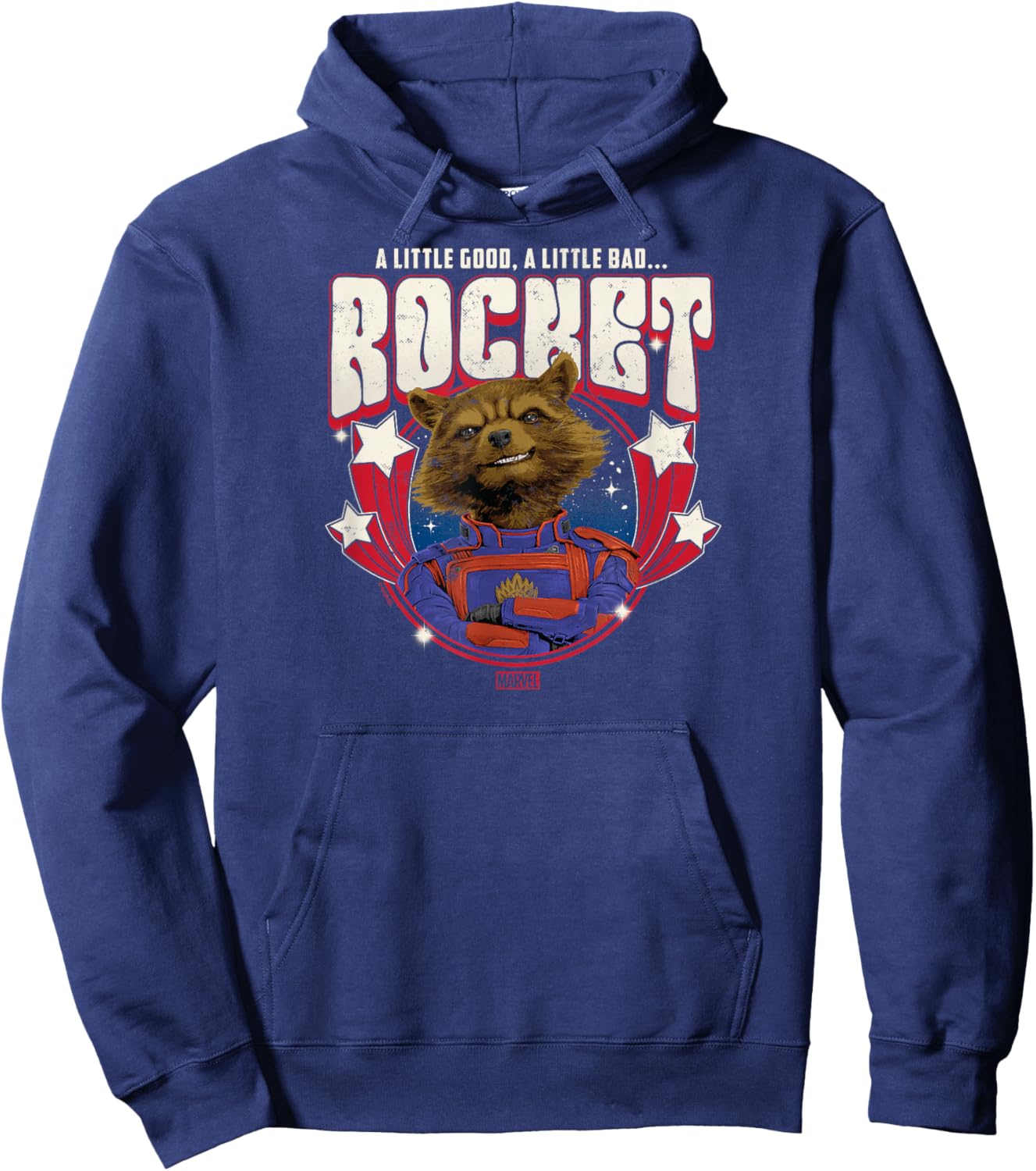 Guardians of The Galaxy - Rocket Raccoon Band Hoodie - Hoodie | Navy