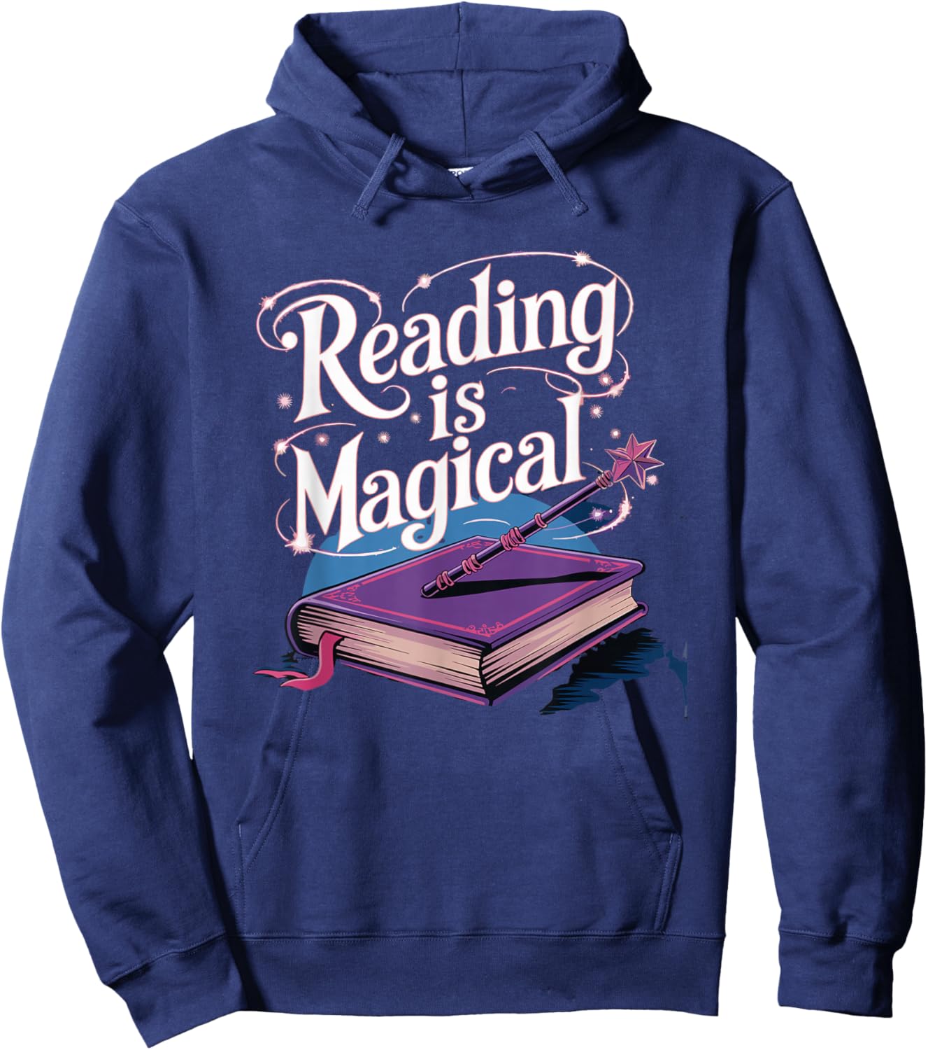 Reading Is Magical for Book Lovers Hoodie - Hoodie | Navy
