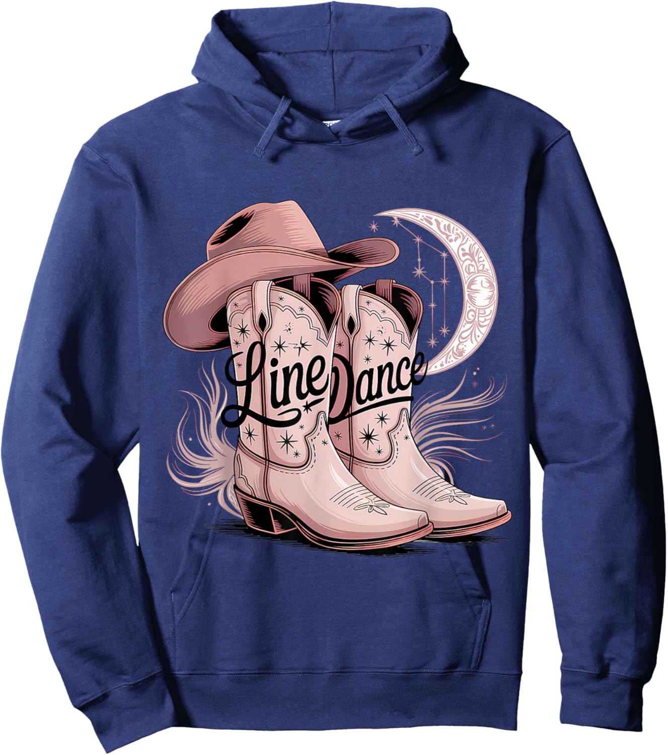 Line Dance Cowboystiefel Hoodie - Hoodie | Navy