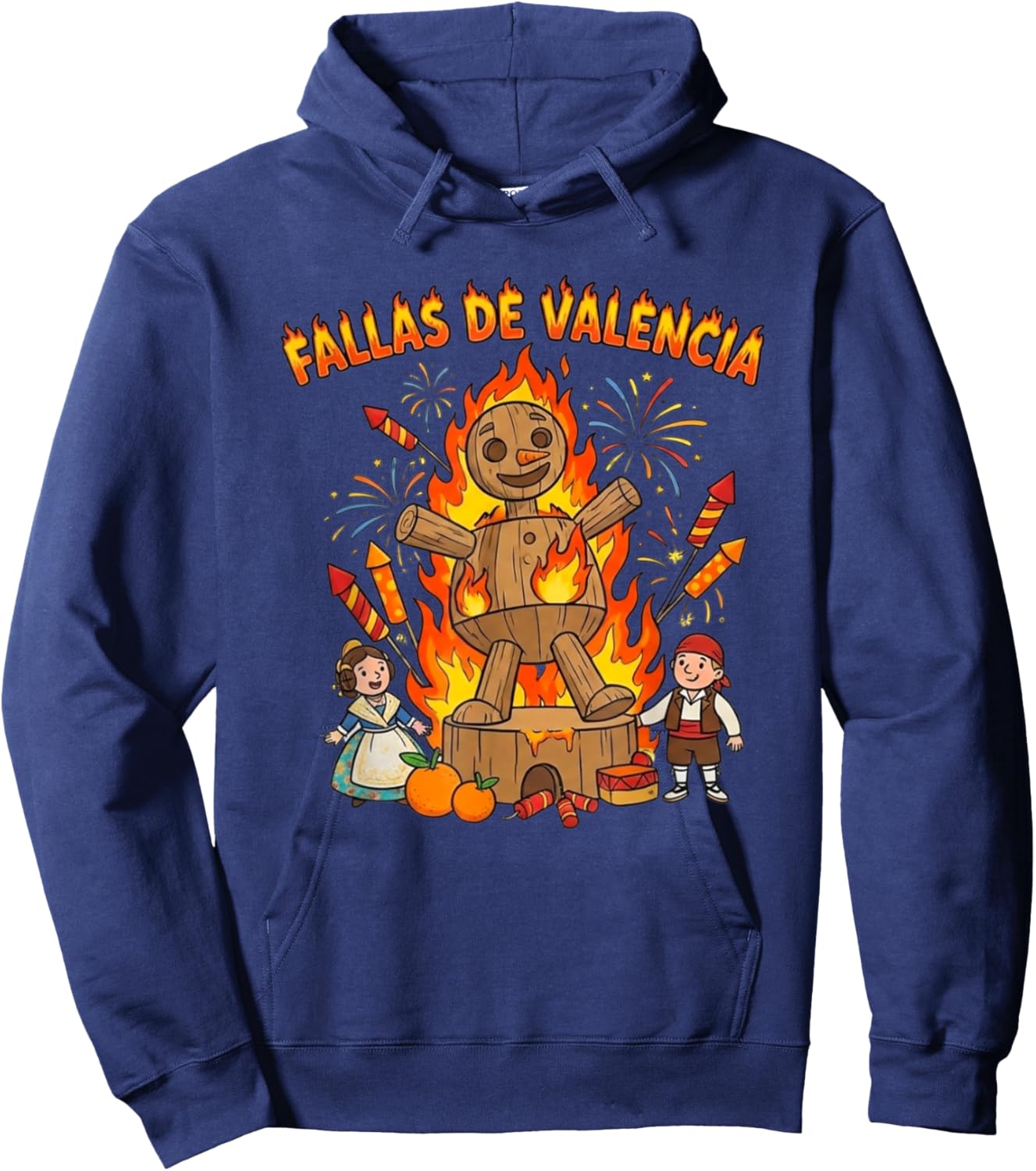 Fallas de Valencia Figur Hoodie - Hoodie | Navy