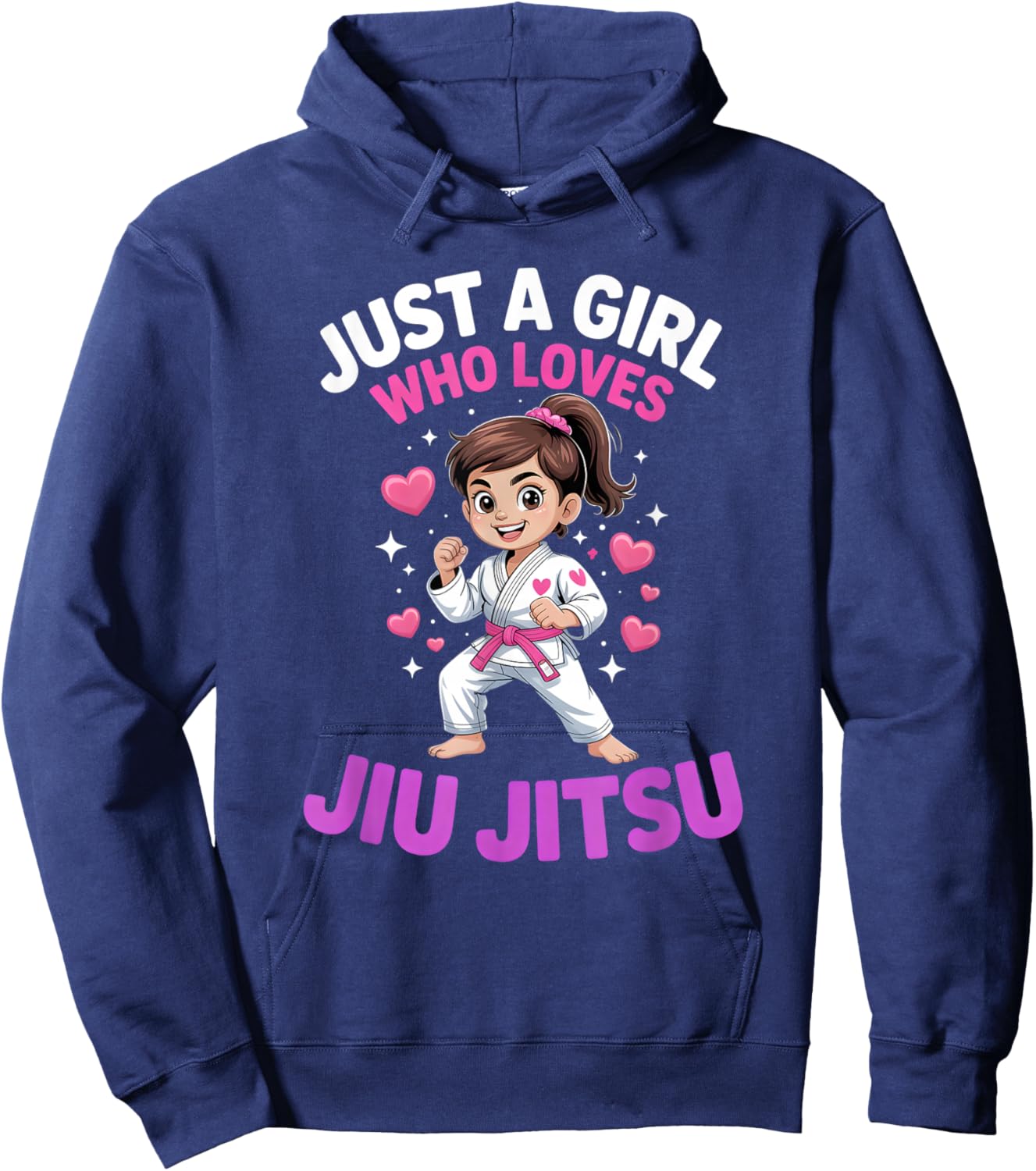 Girls Jiu Jitsu Hoodie - Hoodie | Navy