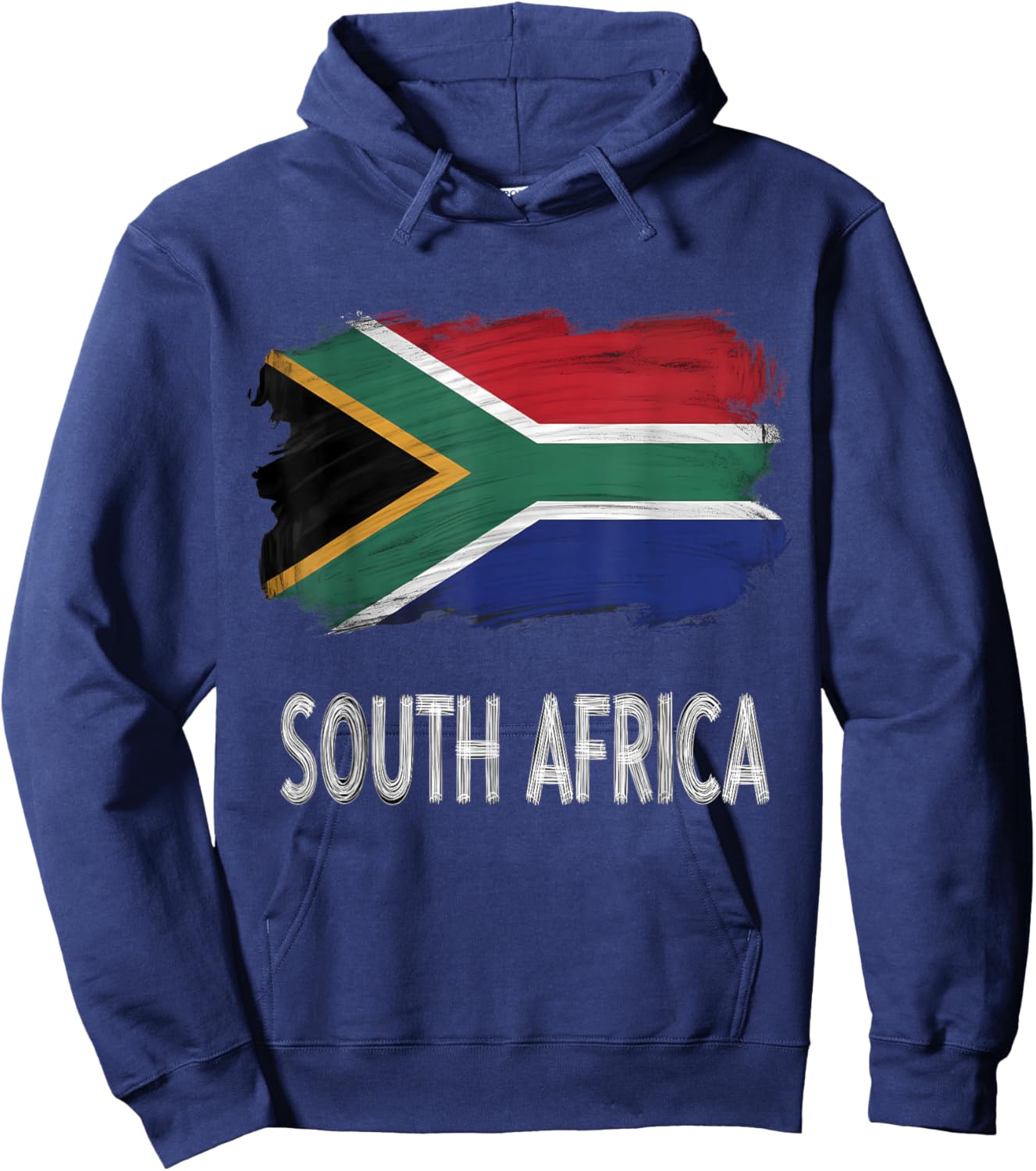 South Africa Roots South African Flag Hoodie - Hoodie | Navy