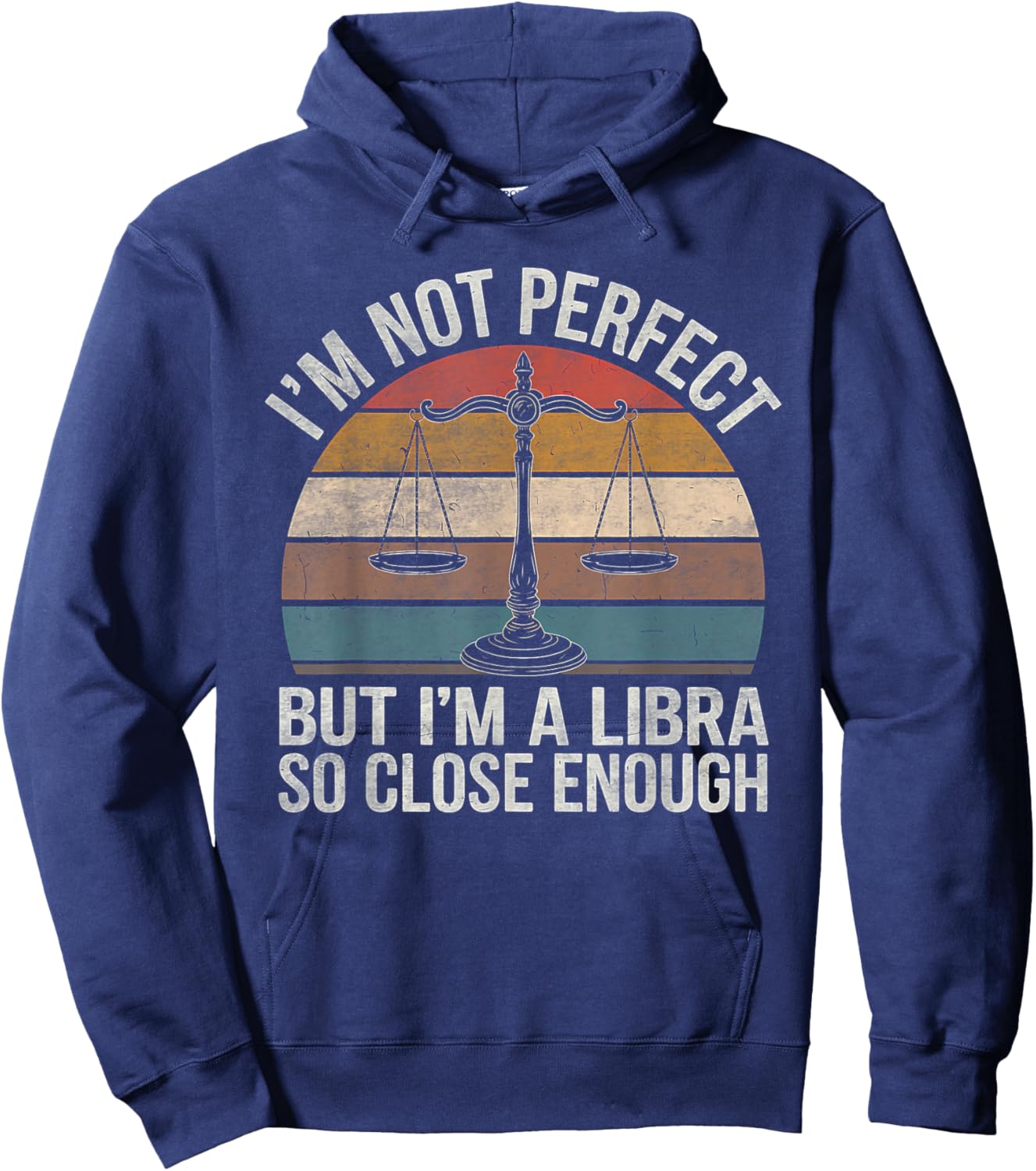 Libra Zodiac Sign Birthday Horoscope Astrology Hoodie - Hoodie | Navy