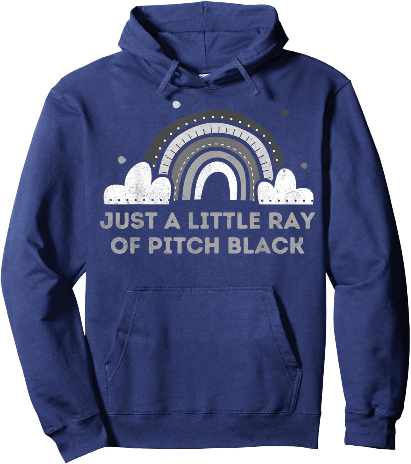 A Little Ray Of Pitch Black Hoodie - Hoodie | Navy