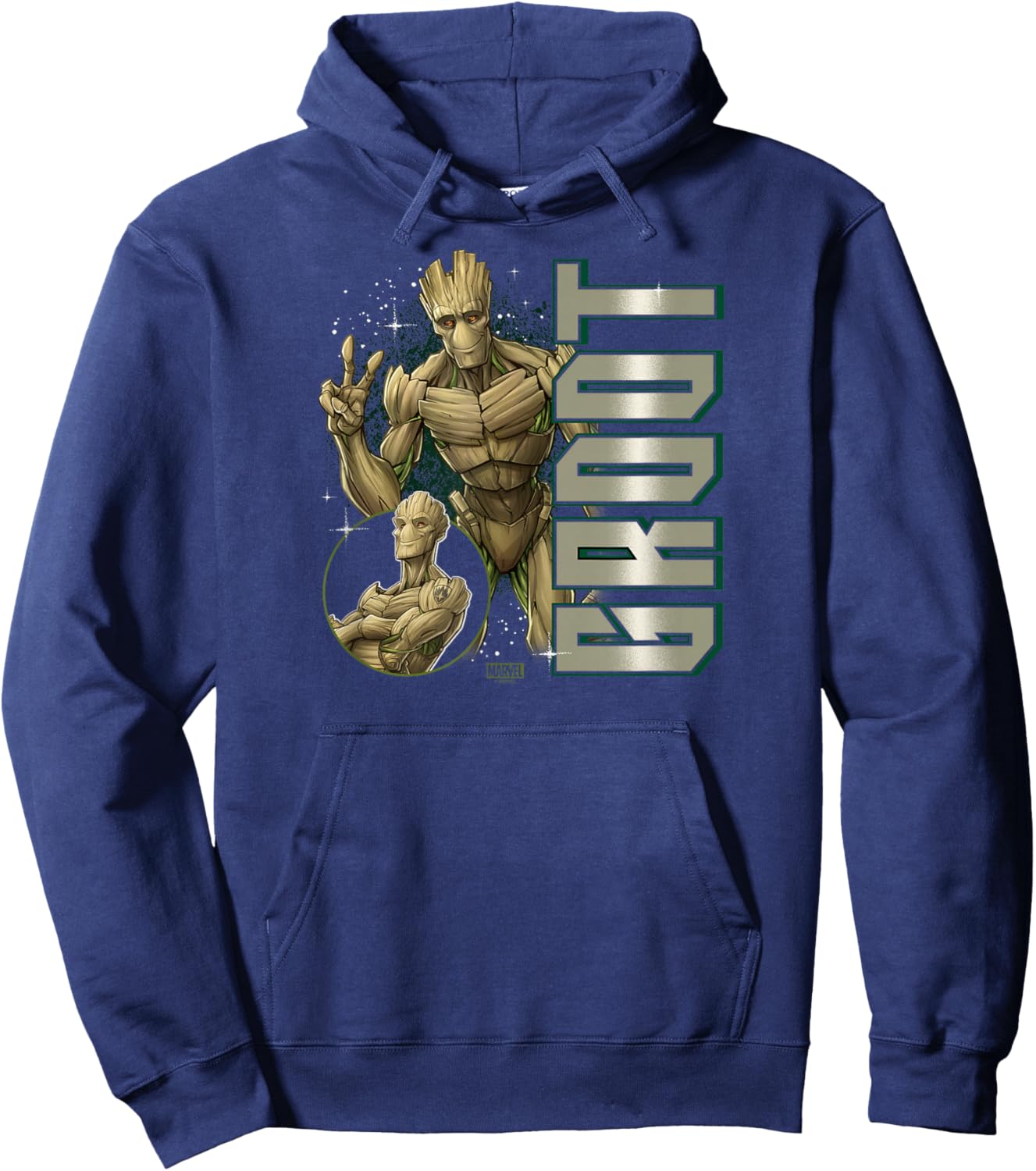 Guardians of The Galaxy - Groot Bootleg Hoodie - Hoodie | Navy