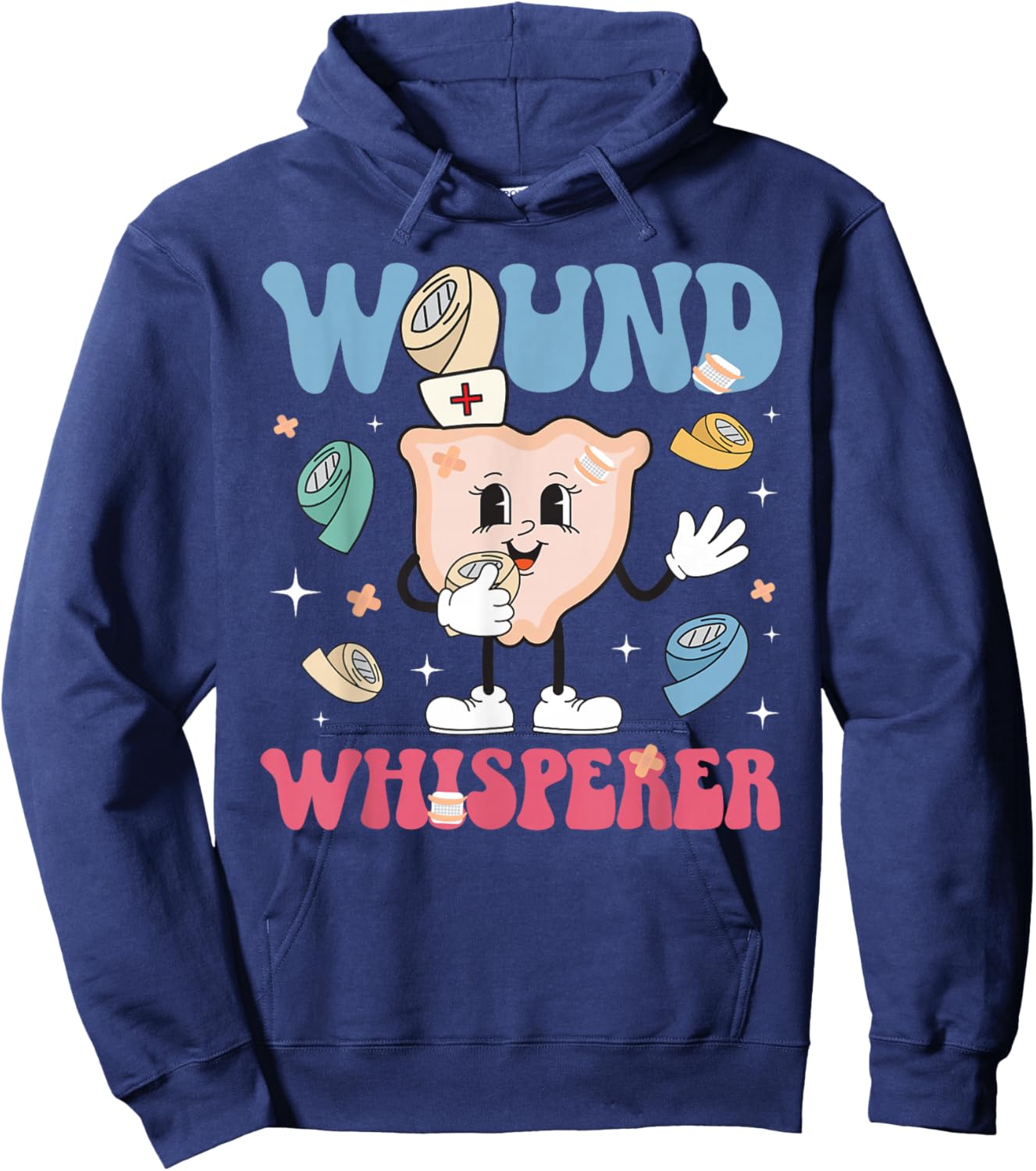 Wound Whisperer Wound Care Nurse Wound Nurse Hoodie - Hoodie | Navy