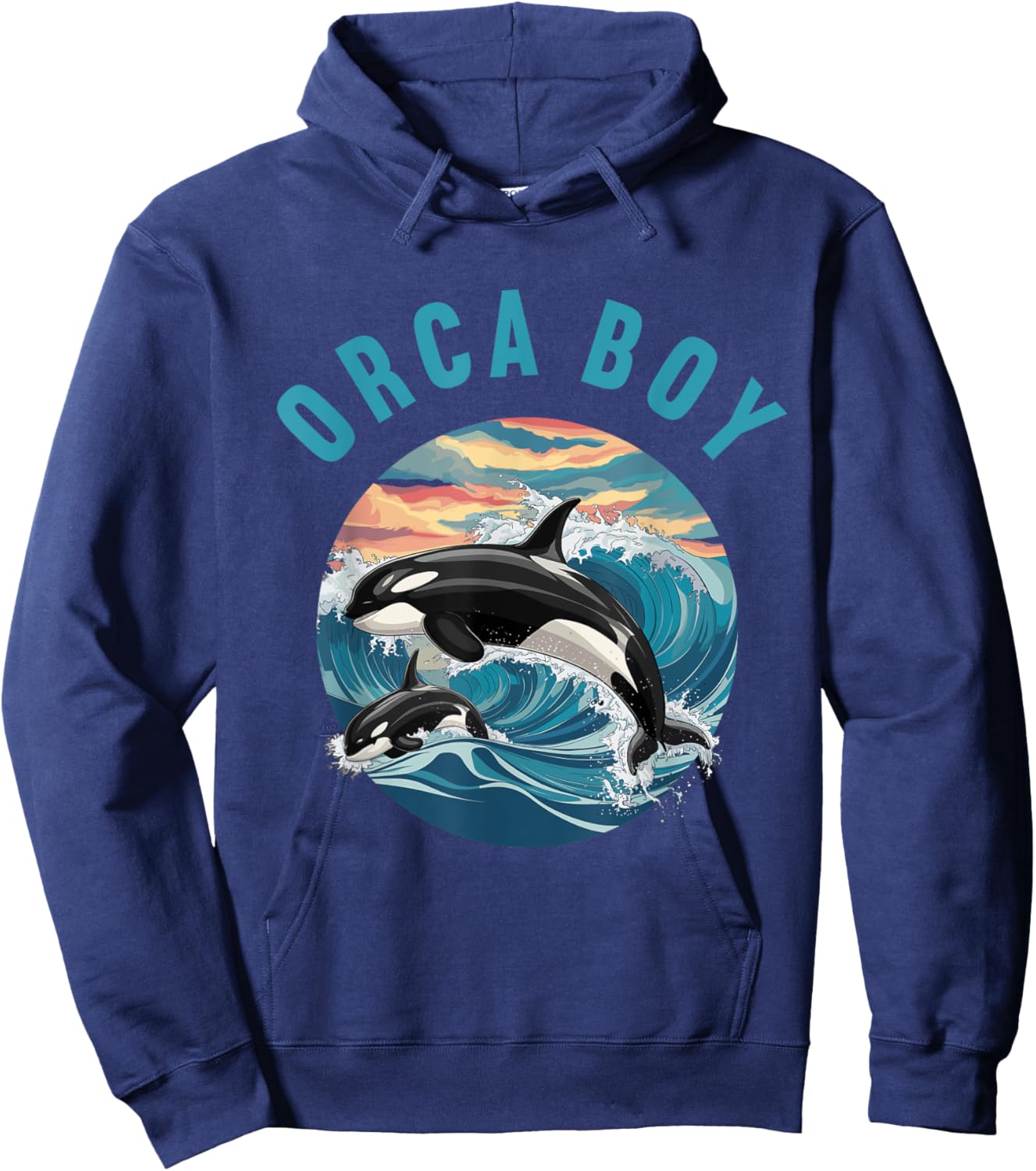 This Is My Orca Boy Birthday Hoodie - Hoodie | Navy